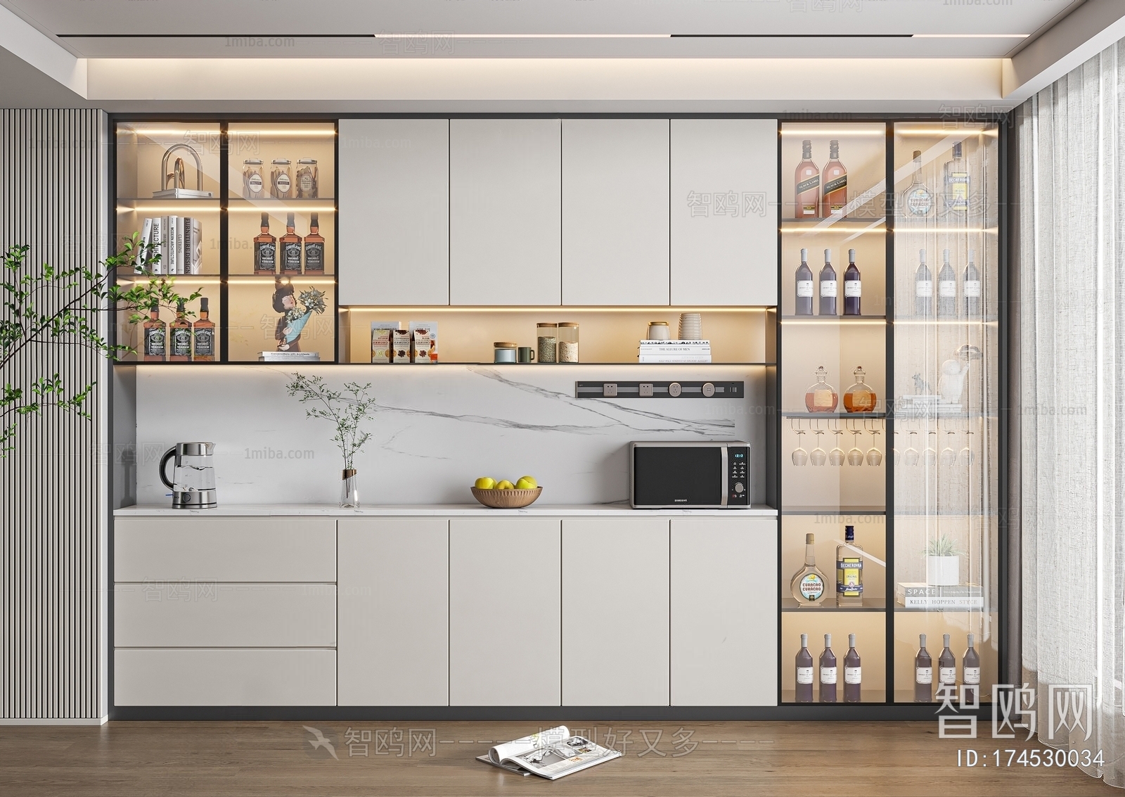 Modern Wine Cabinet