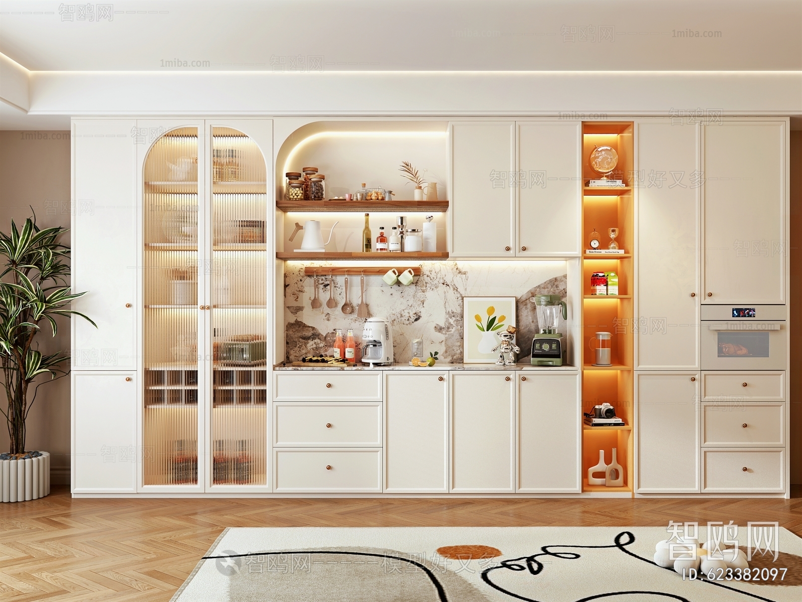 Nordic Style Wine Cabinet