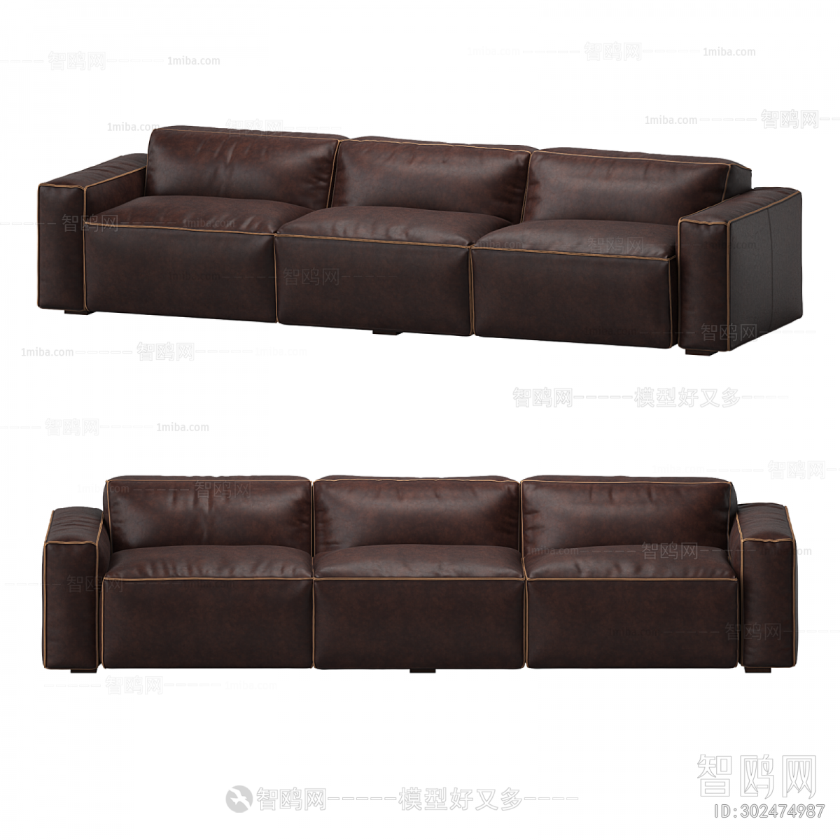 Modern Three-seat Sofa