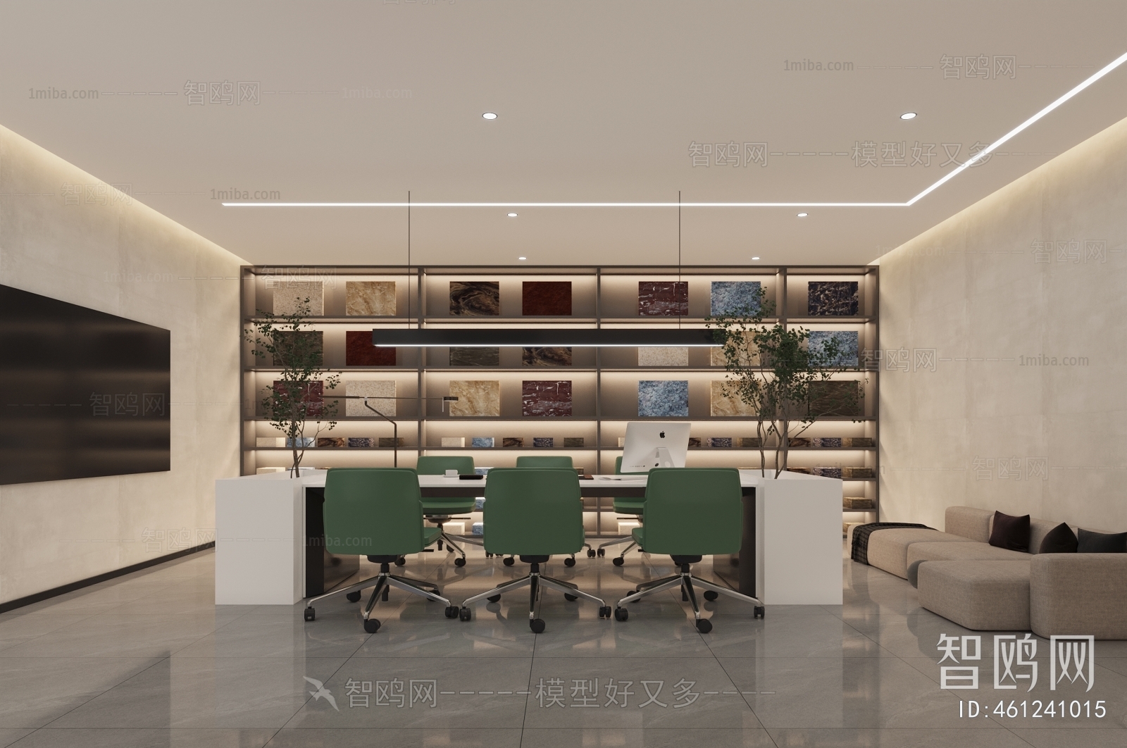 Modern Office Reception Desk