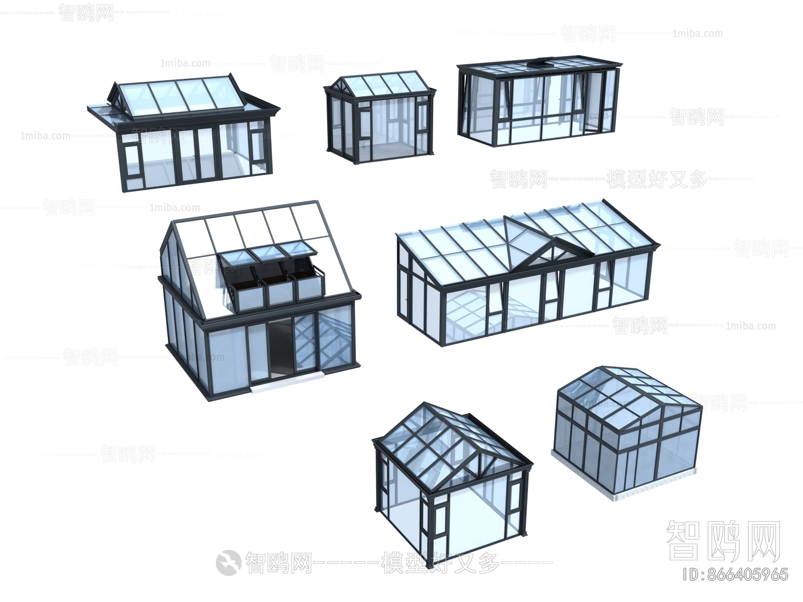 现代钢结构阳光房