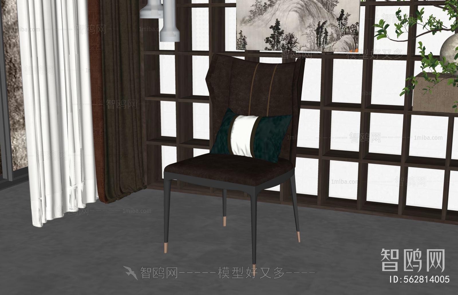 New Chinese Style Single Chair