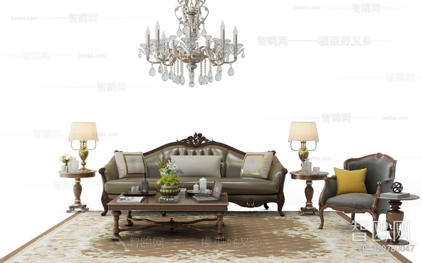 American Style European Style Sofa Combination