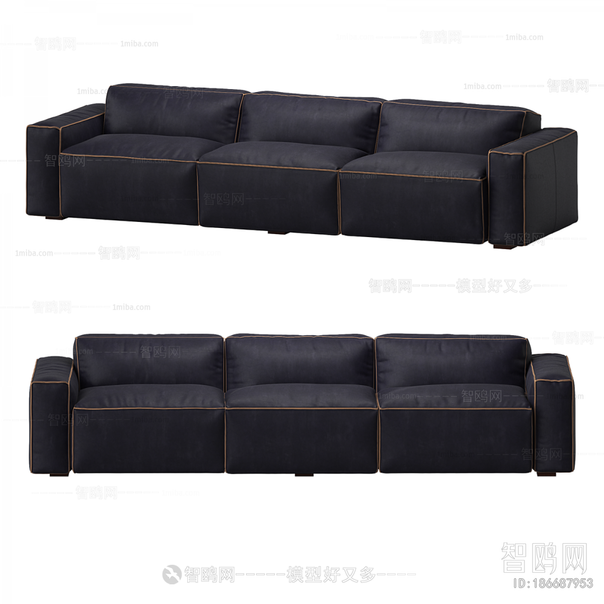 Modern Three-seat Sofa