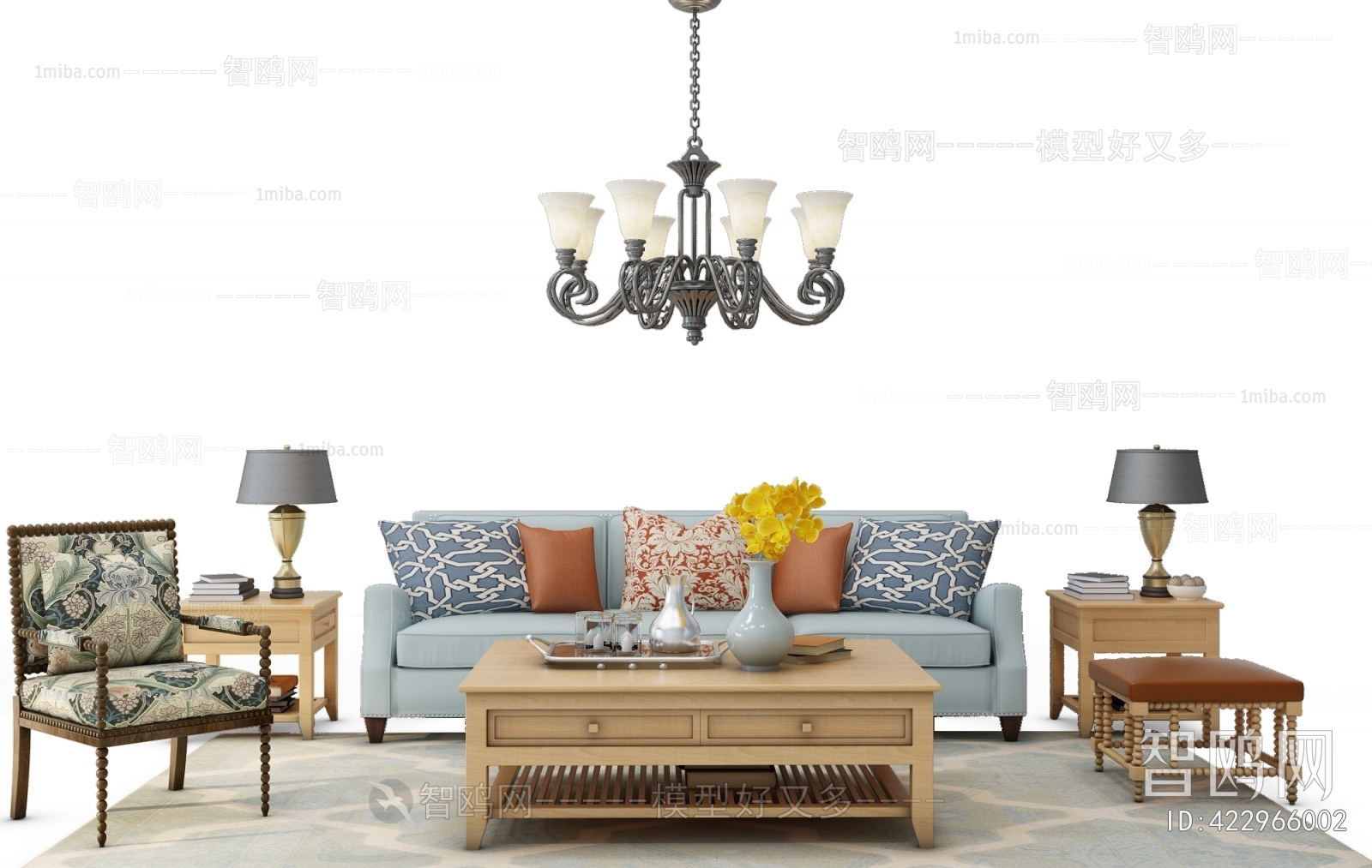 Simple European Style Sofa Combination