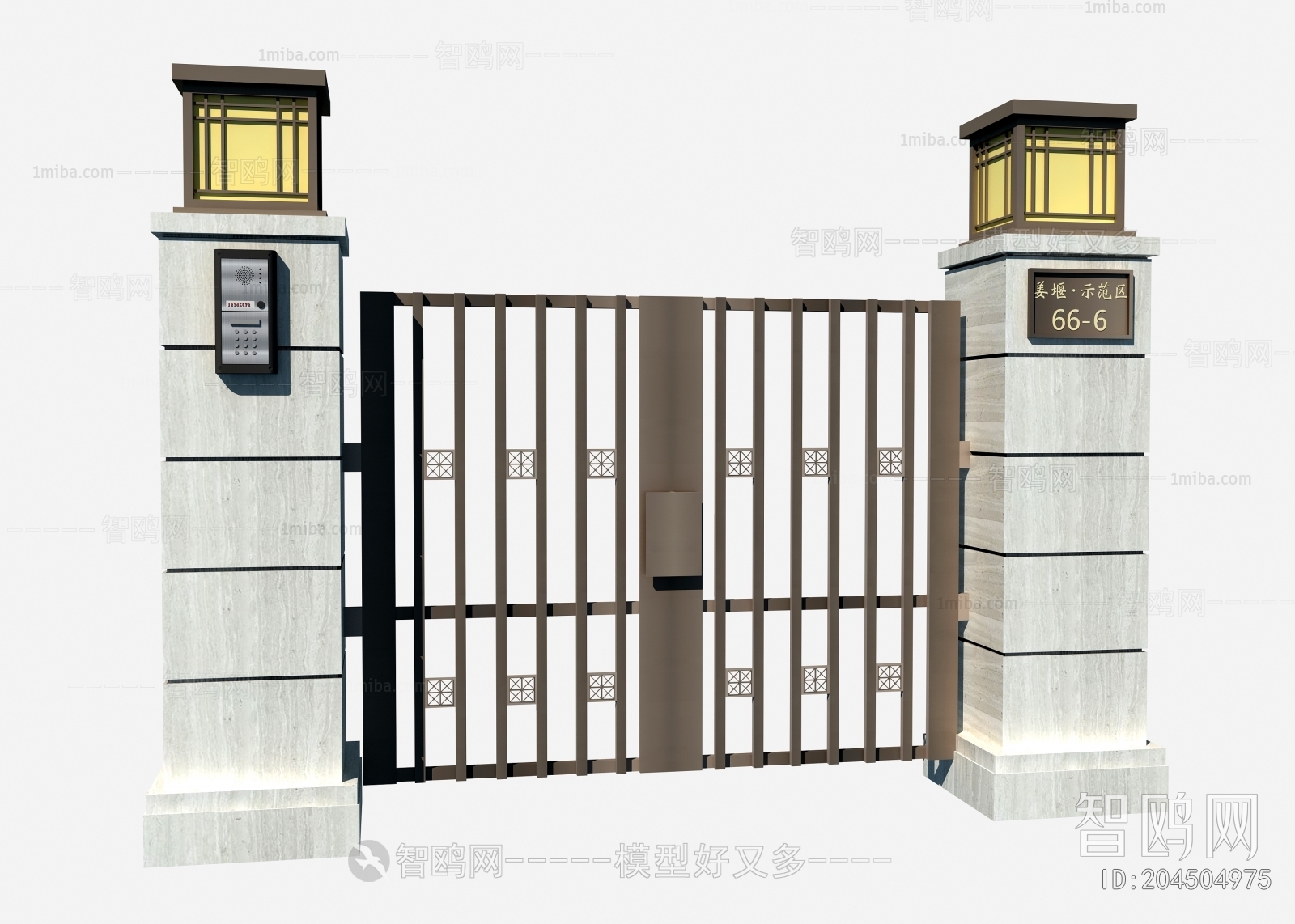 New Chinese Style Gate