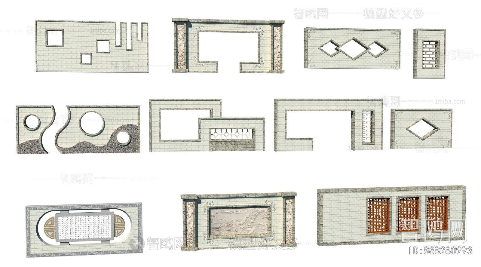 New Chinese Style Building Component