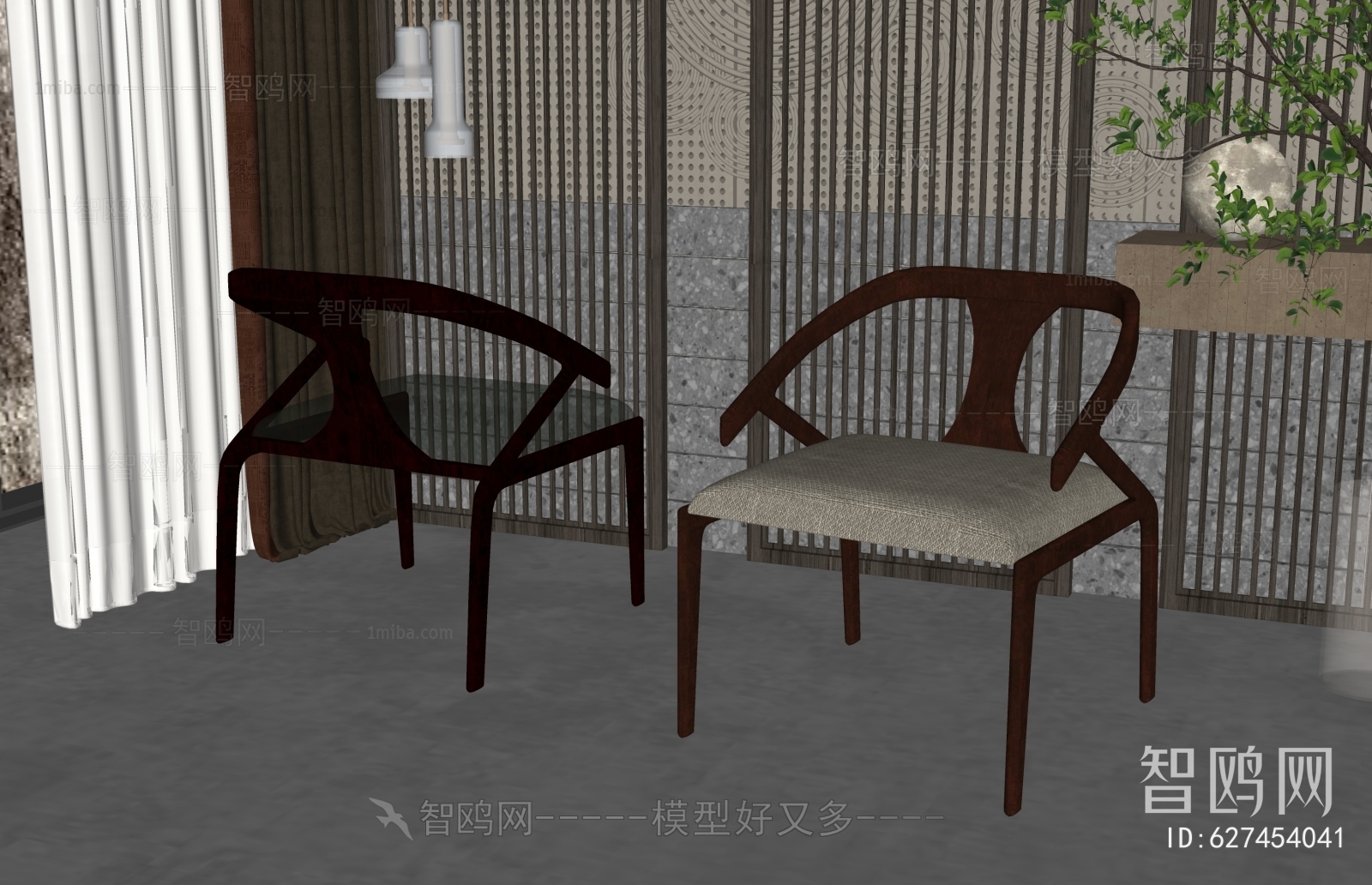 New Chinese Style Dining Chair