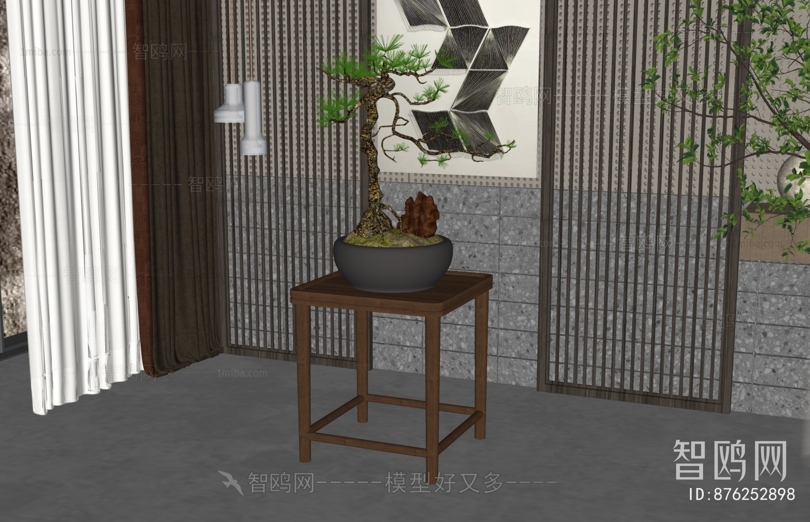 New Chinese Style Bonsai
