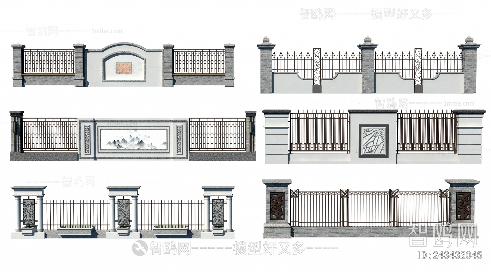 Chinese Style Landscape Wall