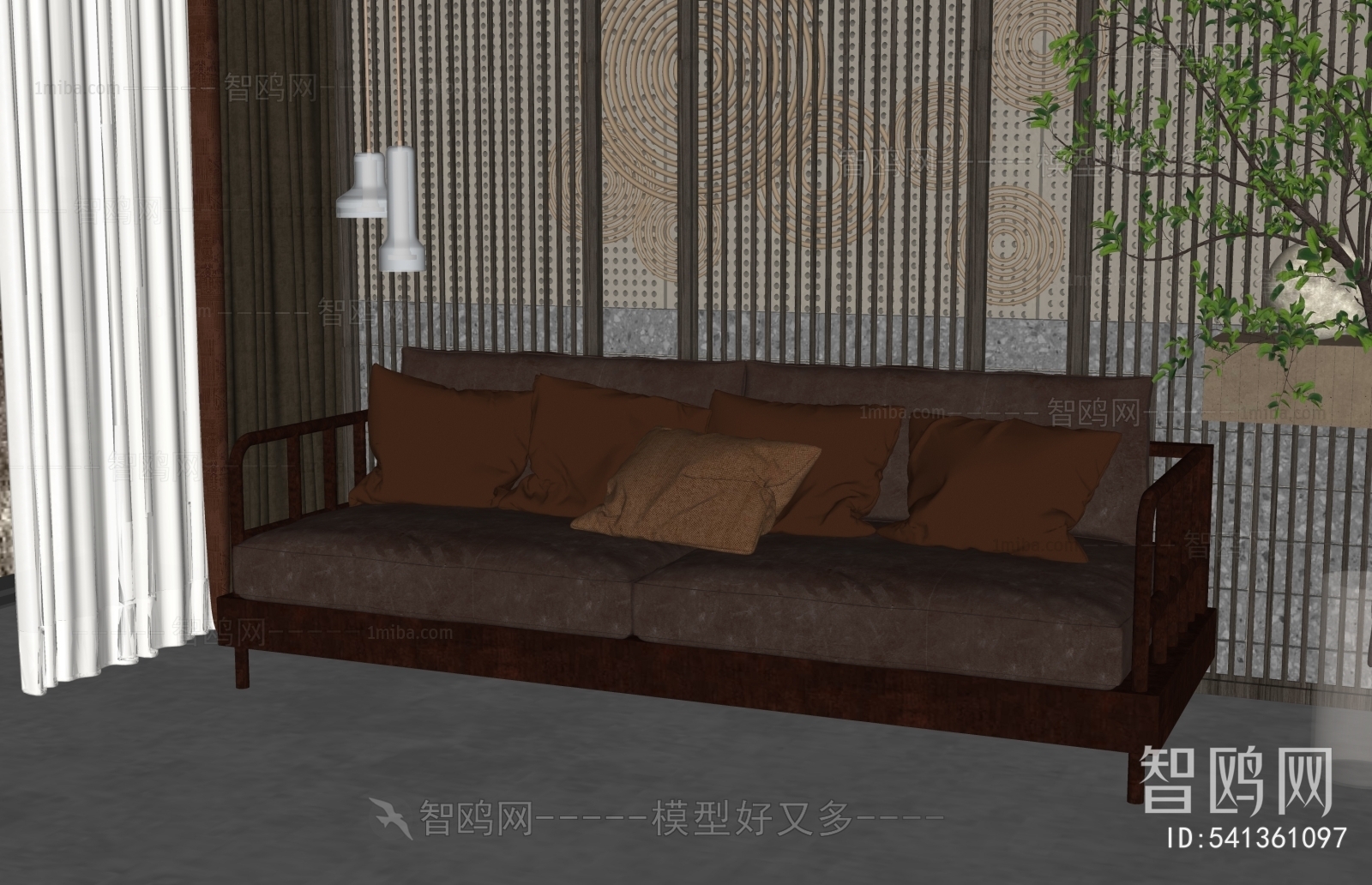 New Chinese Style A Sofa For Two