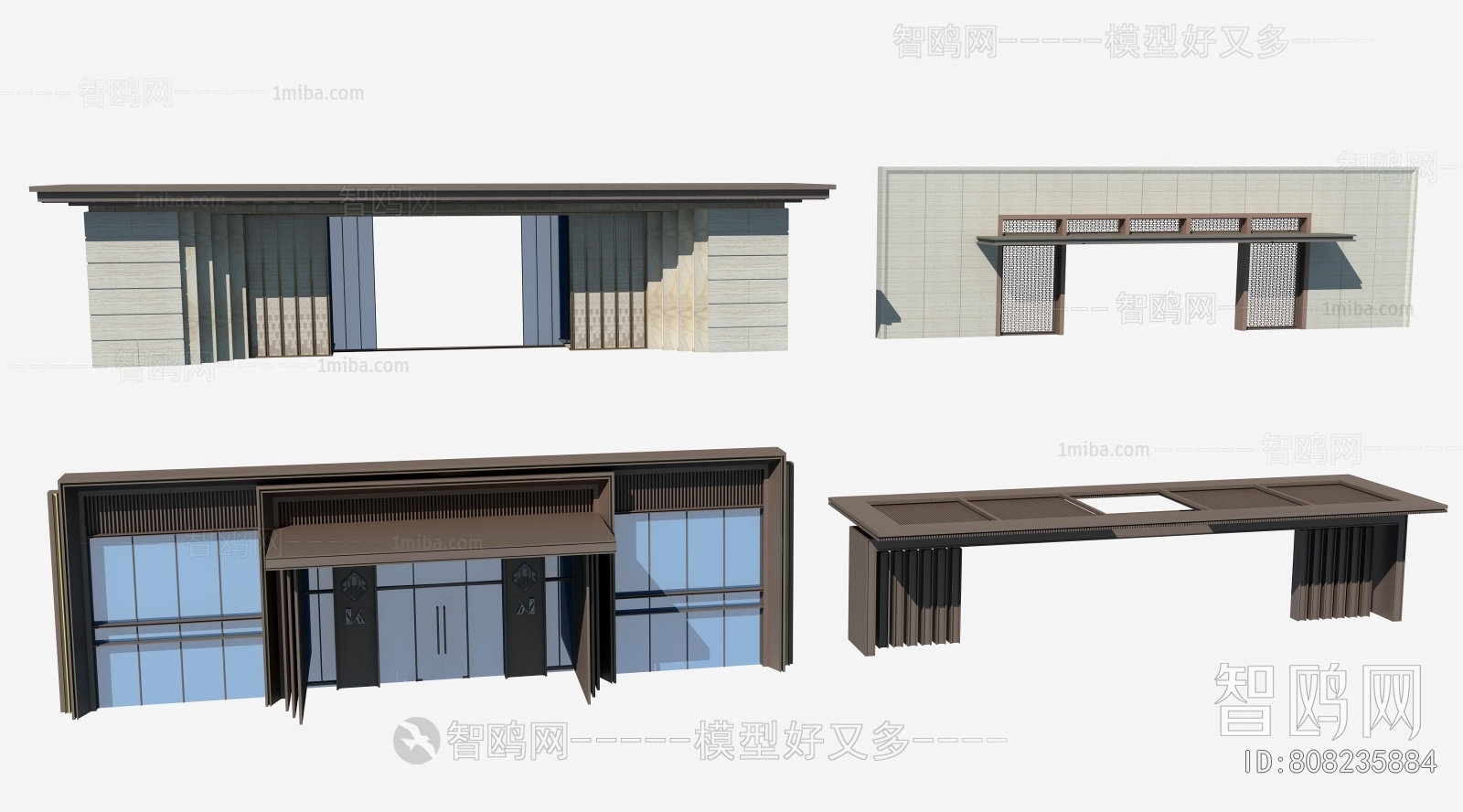 New Chinese Style Gallery Frame