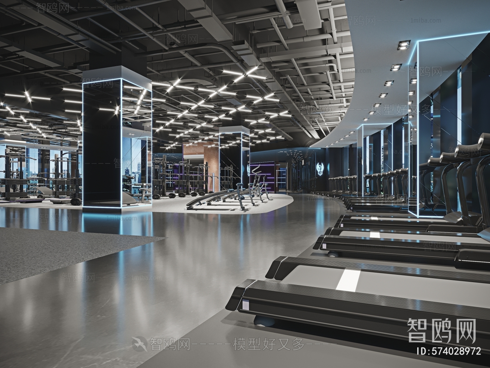 Industrial Style Gym