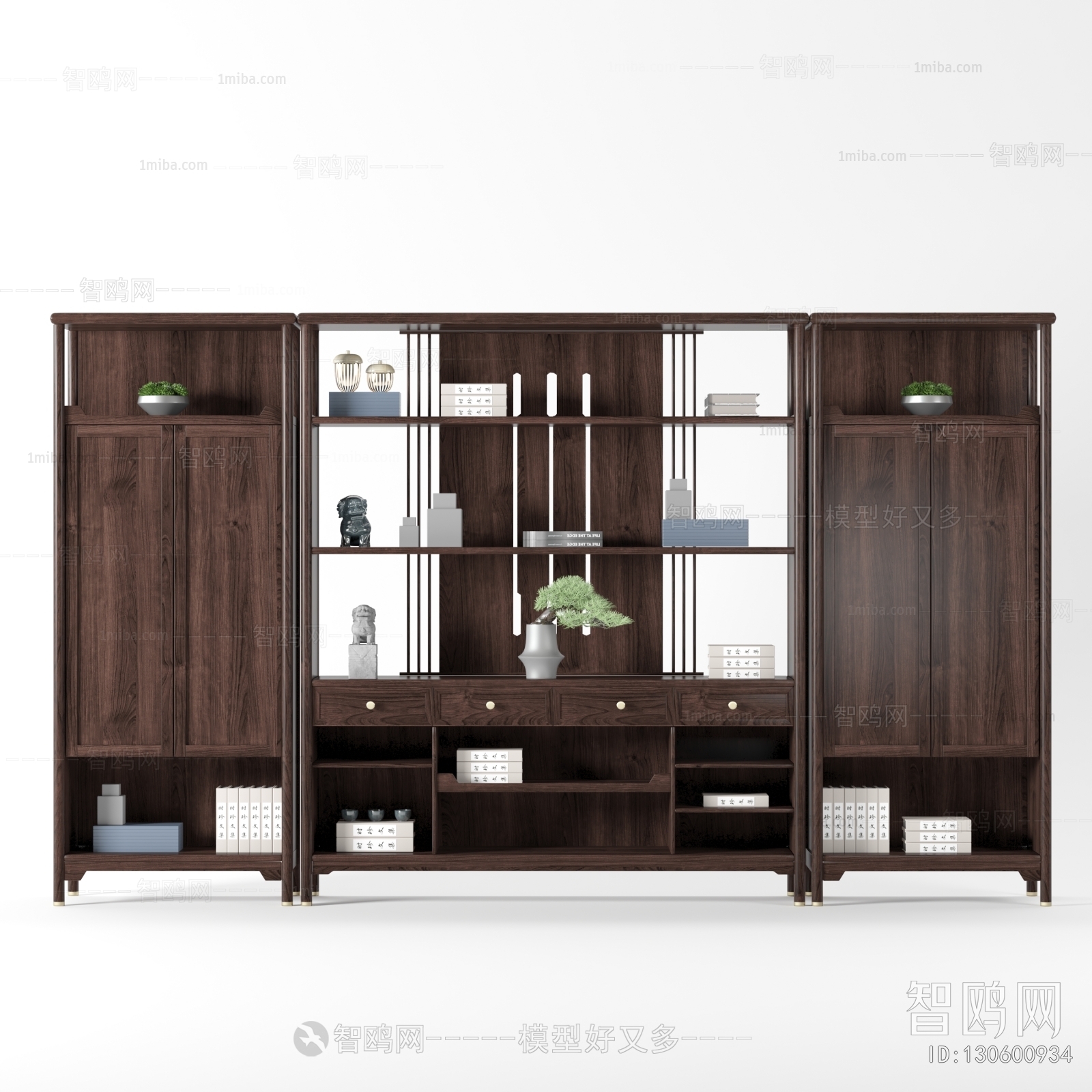 New Chinese Style Bookcase