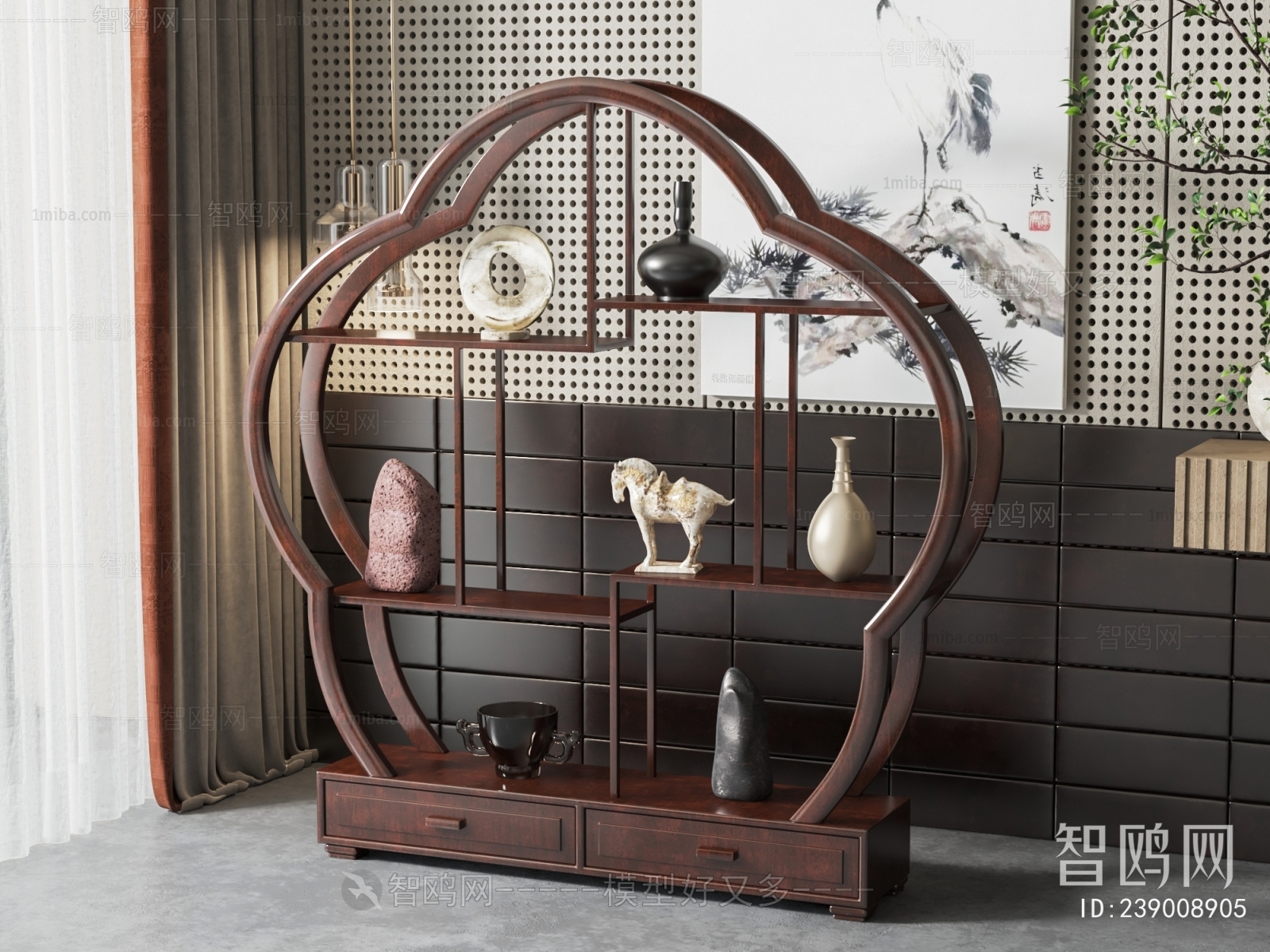 New Chinese Style Antique Rack