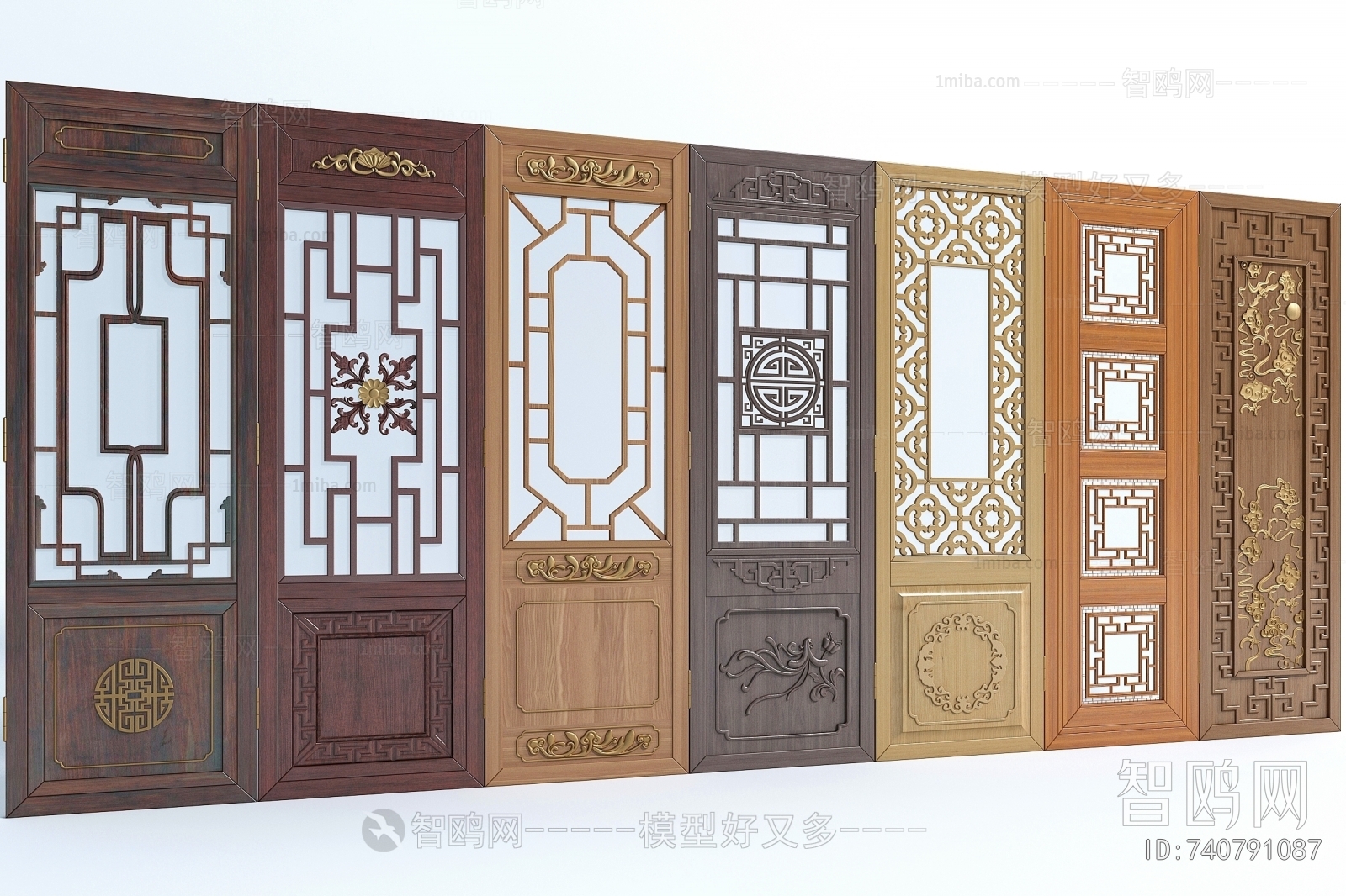 European Style Wooden Screen Partition