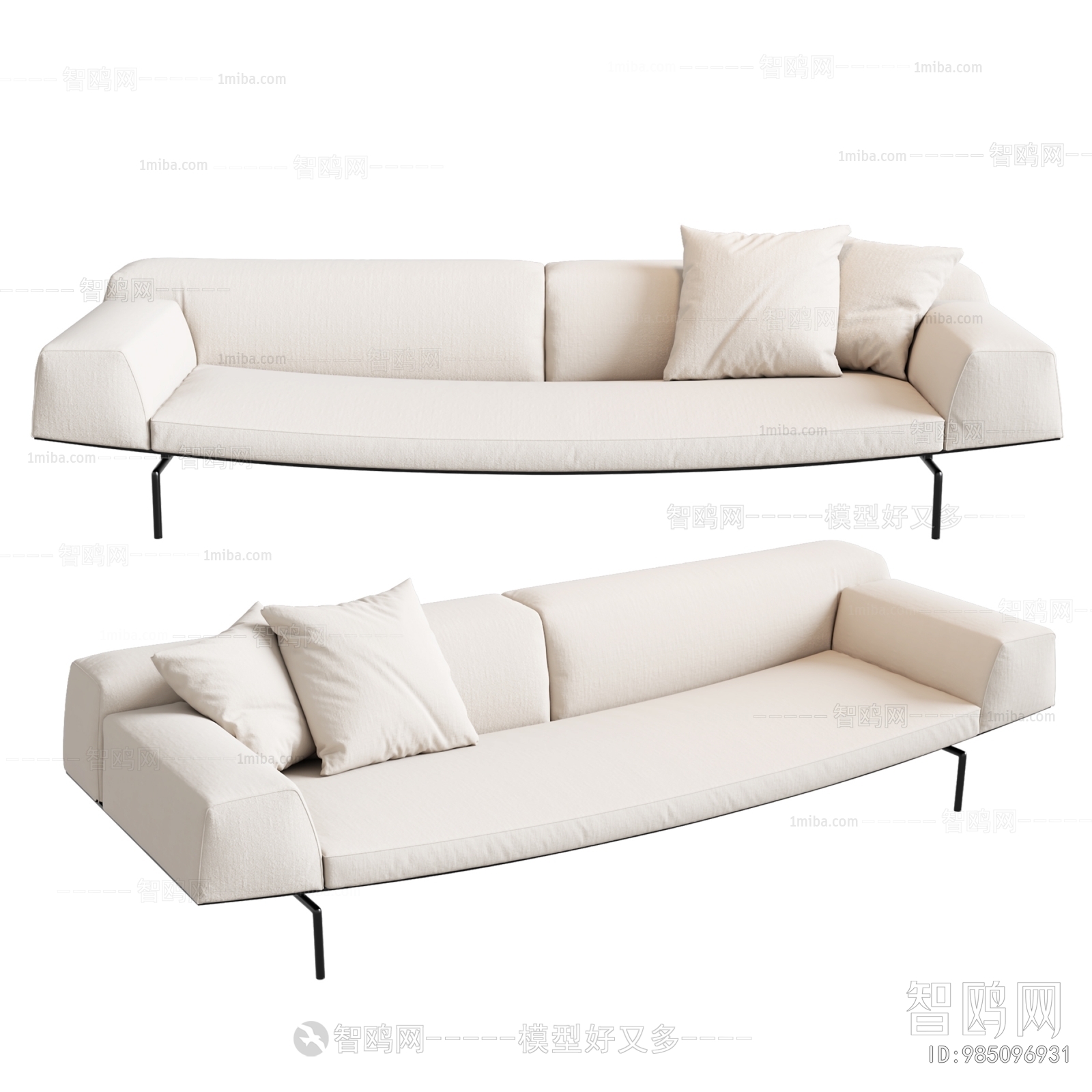 Modern Multi Person Sofa