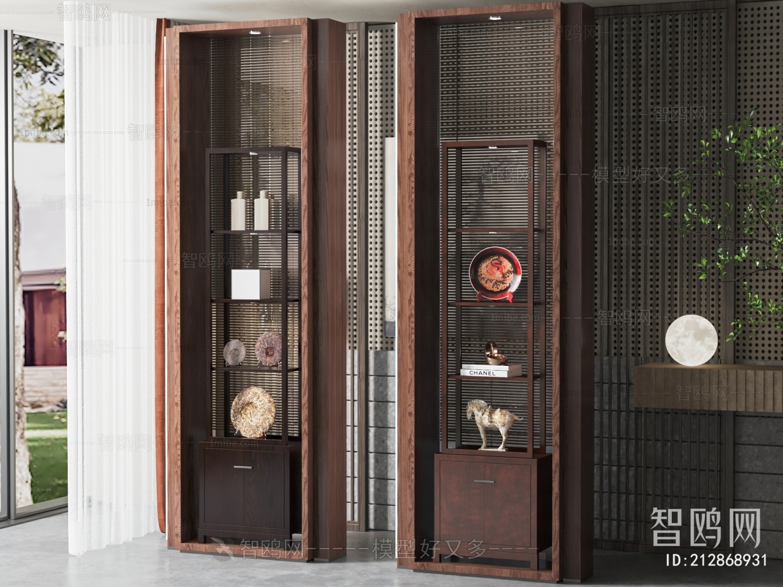 New Chinese Style Decorative Cabinet