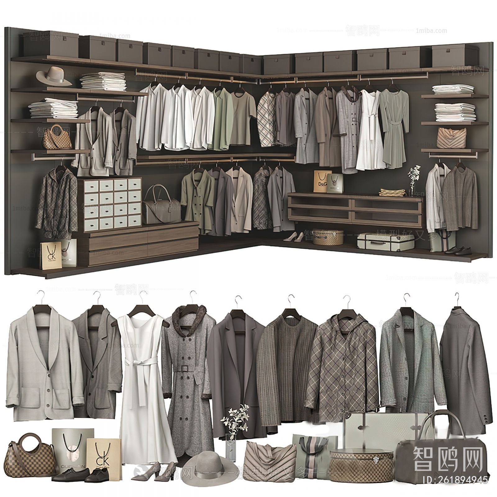 Modern The Wardrobe