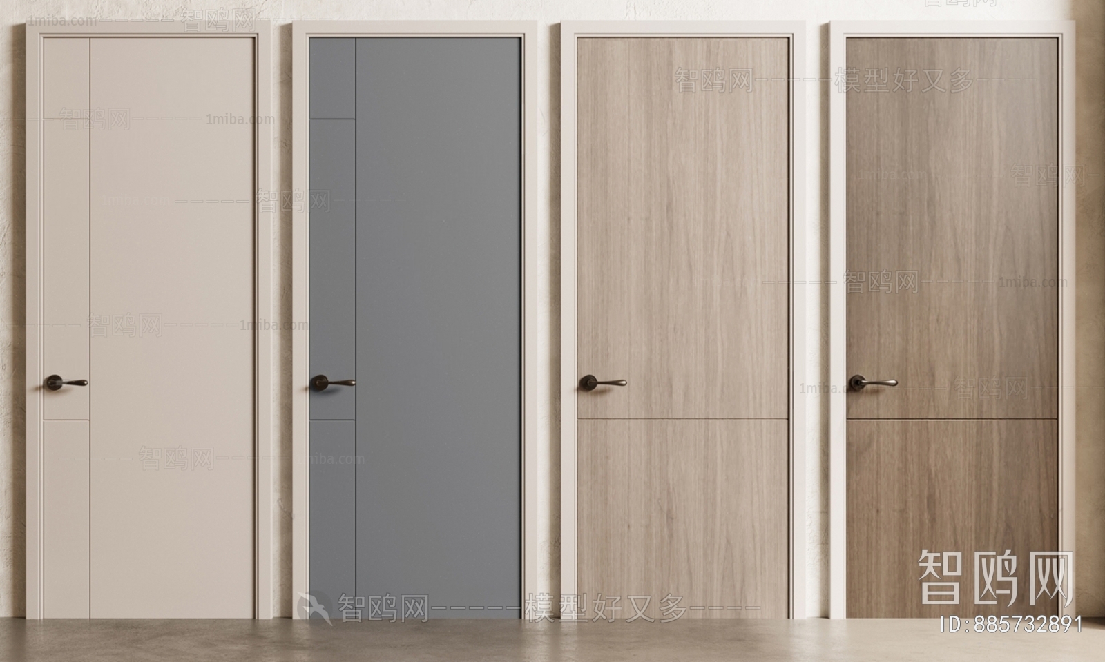 Modern Single Door