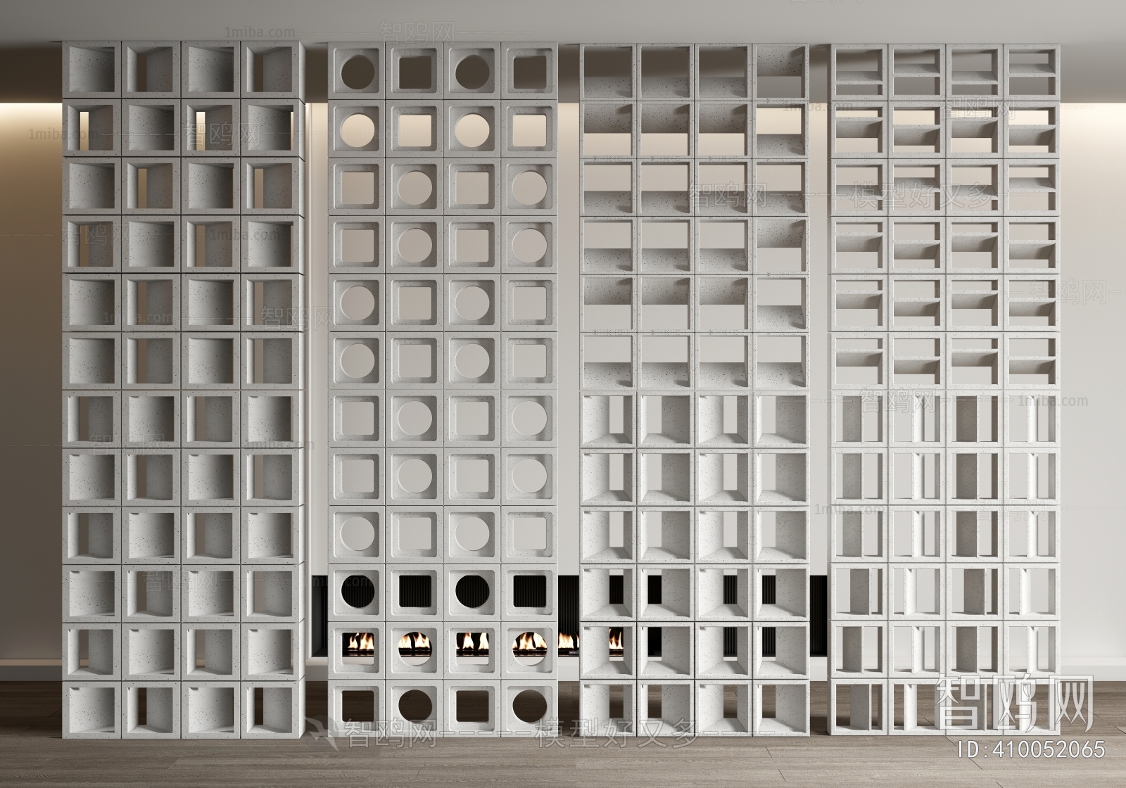 Modern Cement Brick Screen Partition