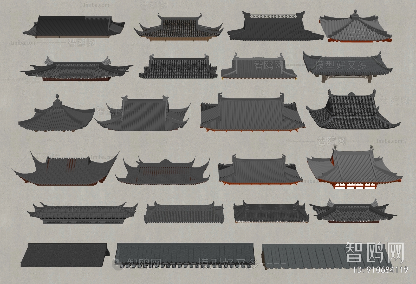 Chinese Style Building Component