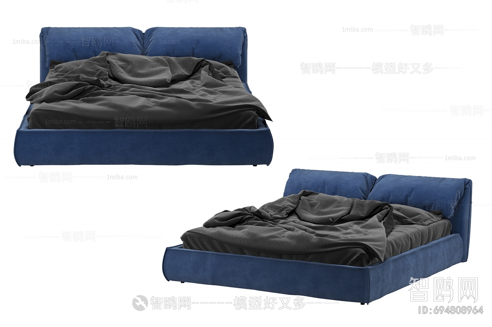 Nordic Style Double Bed