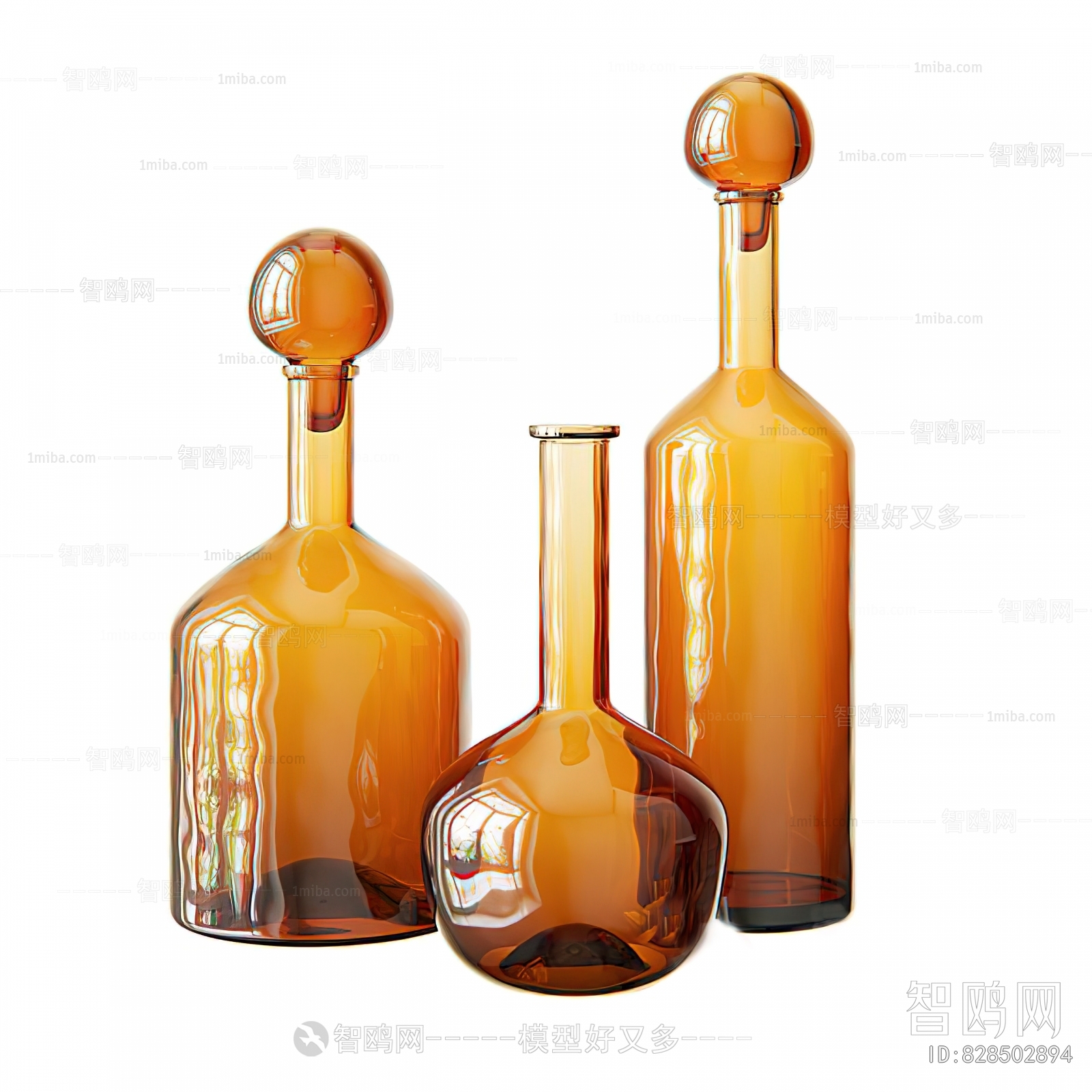 现代玻璃瓶 饮料