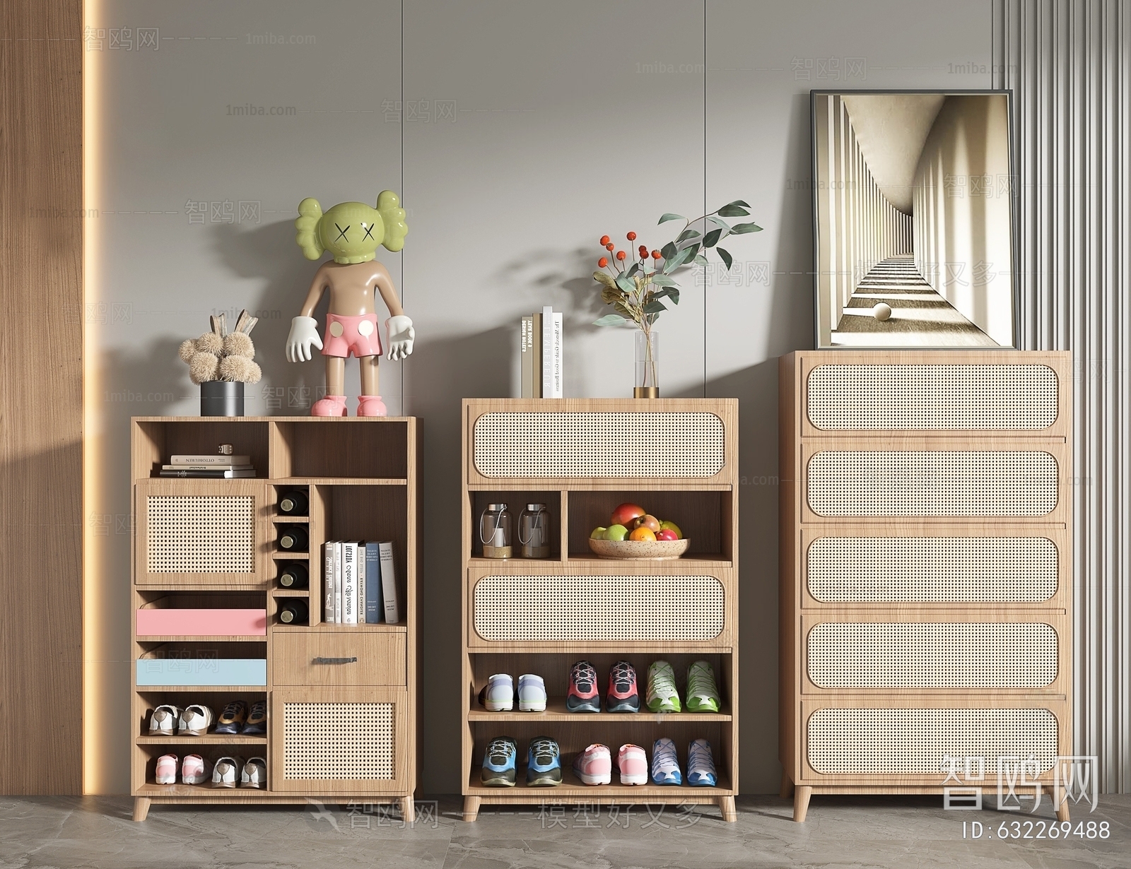 Modern Shoe Cabinet