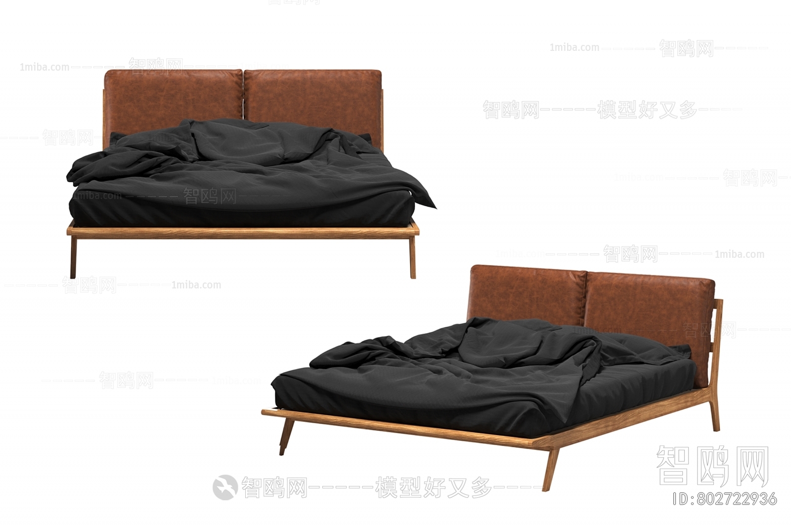 Nordic Style Double Bed