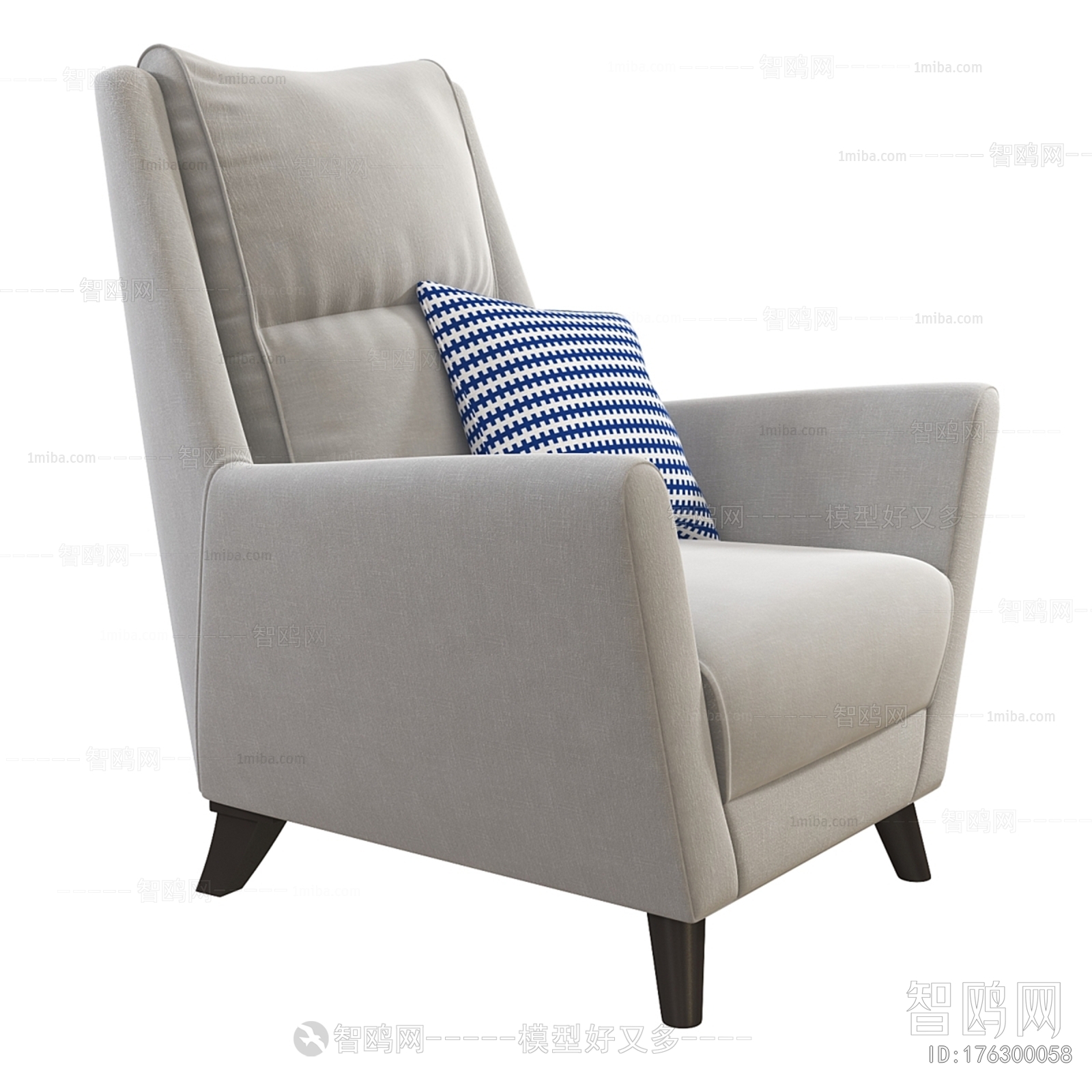 Modern American Style Single Sofa