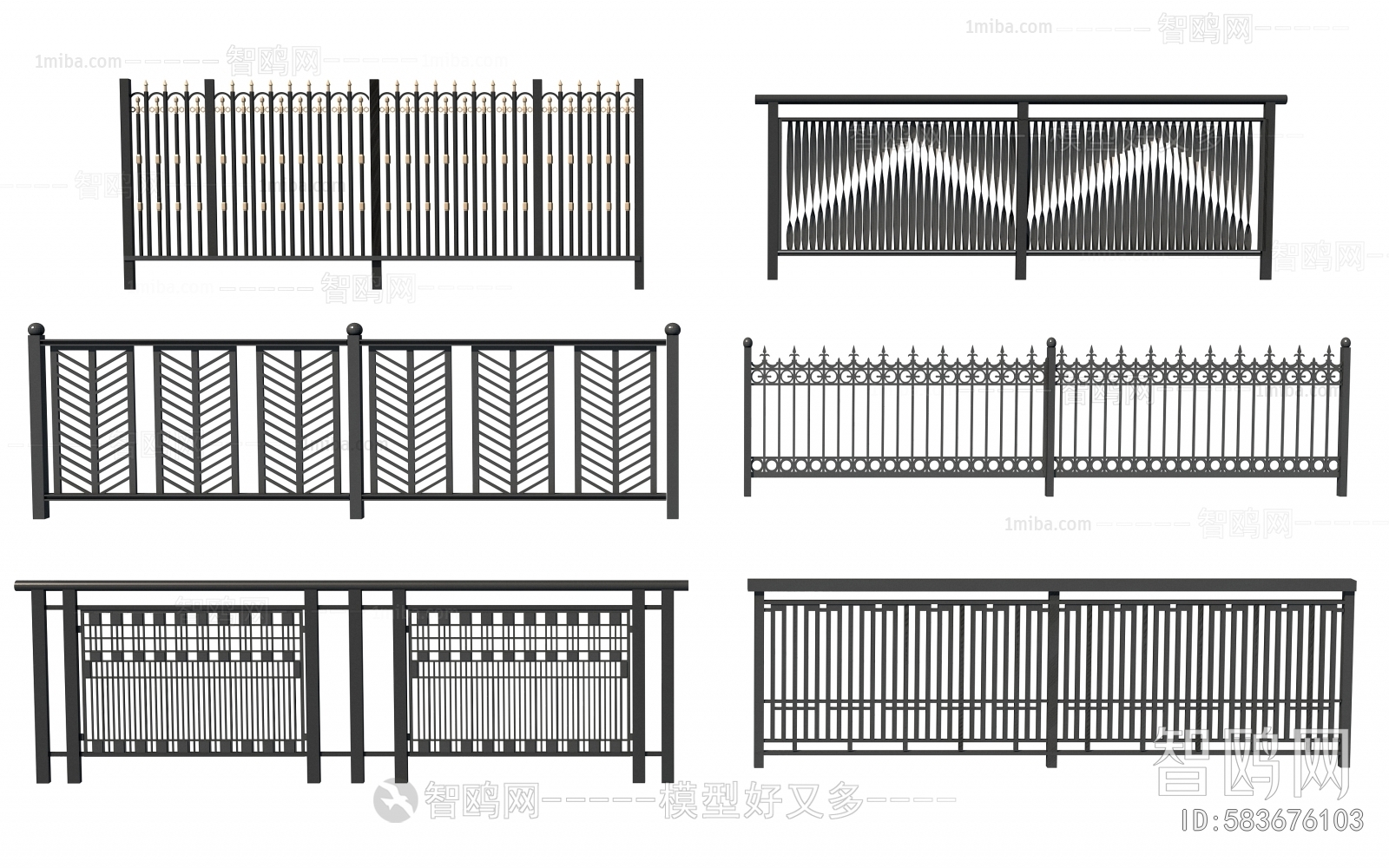 现代铁艺栏杆护栏