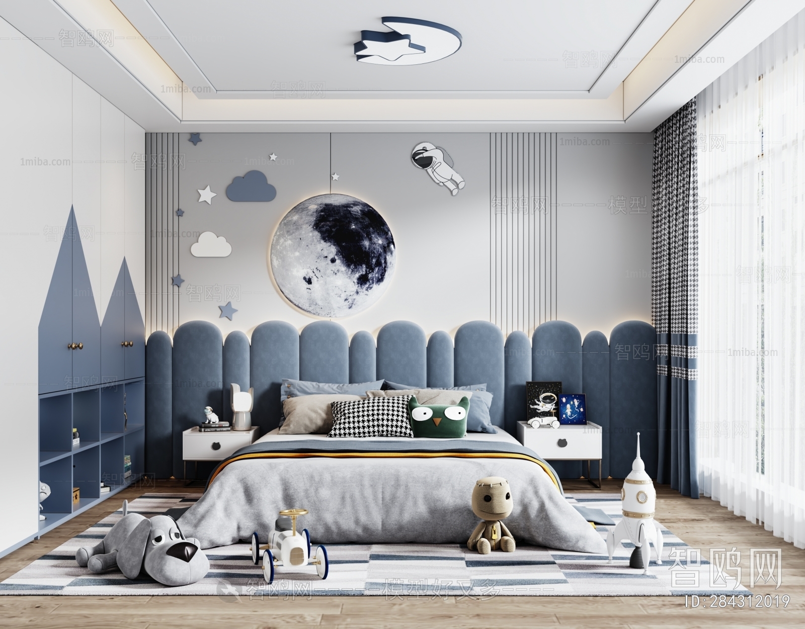 Modern Boy's Room And Son's Room