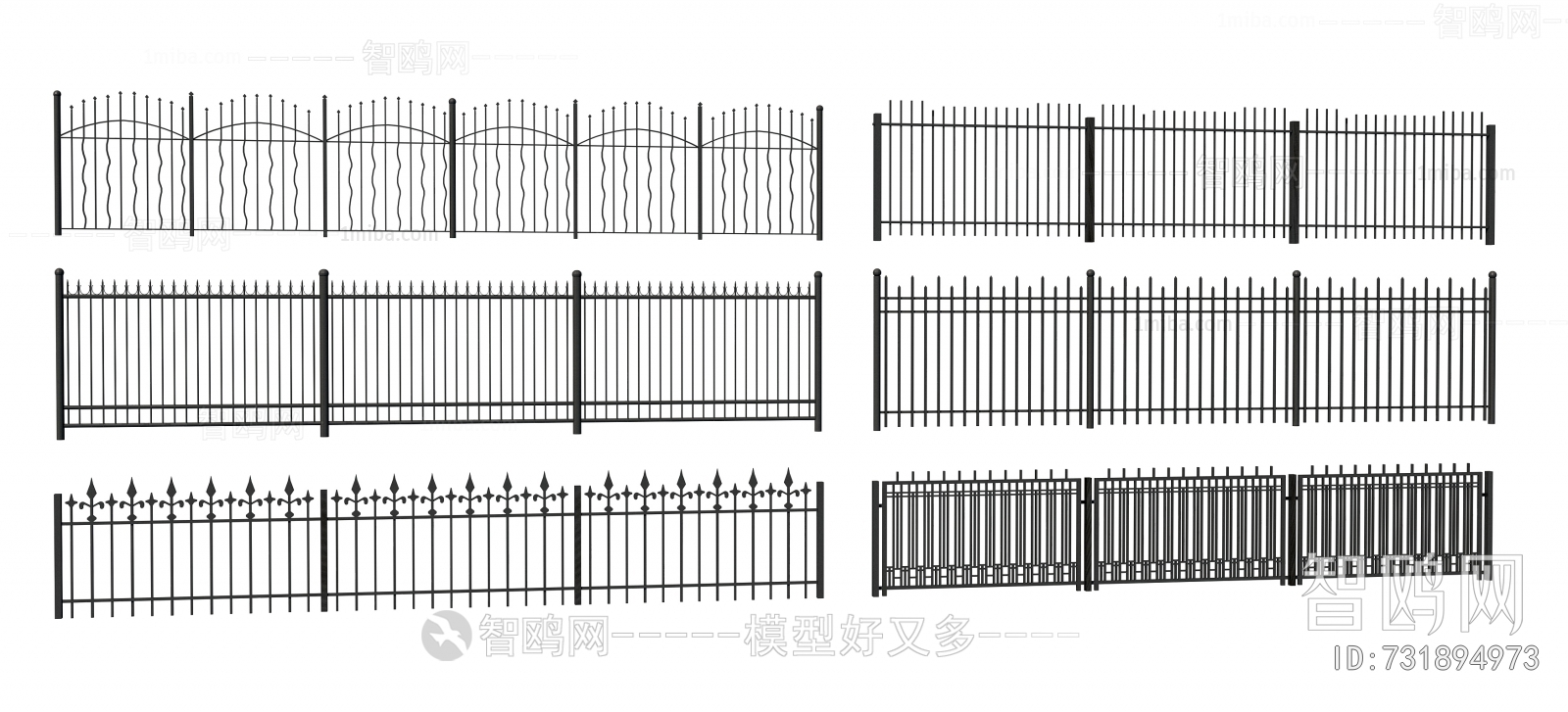 现代铁艺栏杆护栏