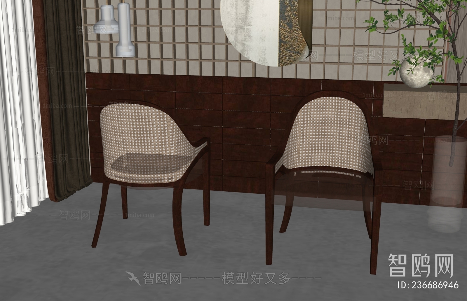 New Chinese Style Dining Chair