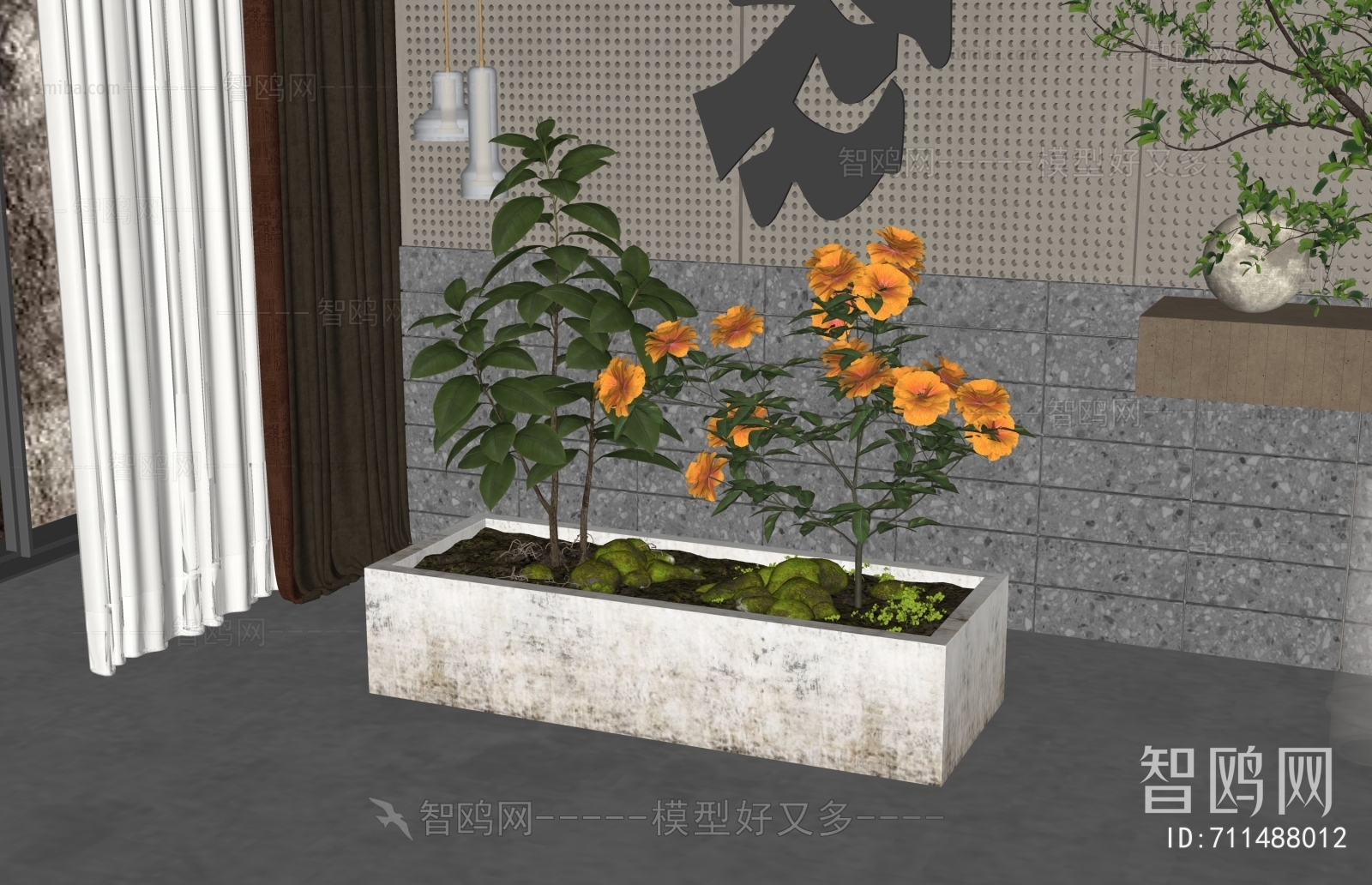 Modern Flower Bed, Flower Bowl, Flower Box
