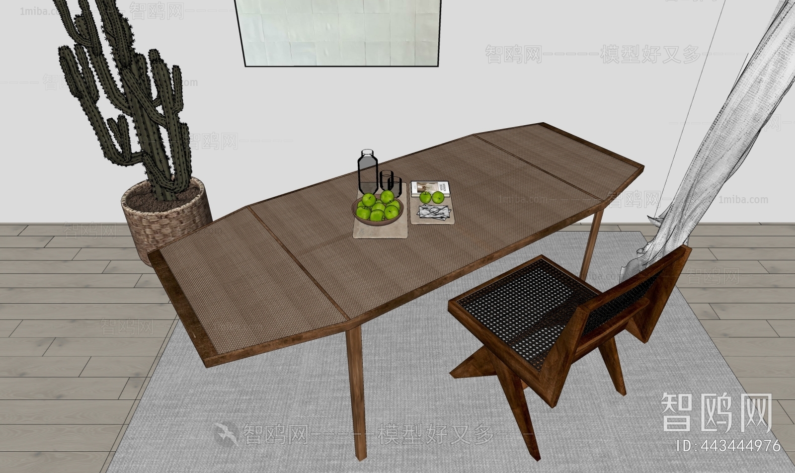 Modern Wabi-sabi Style Leisure Table And Chair