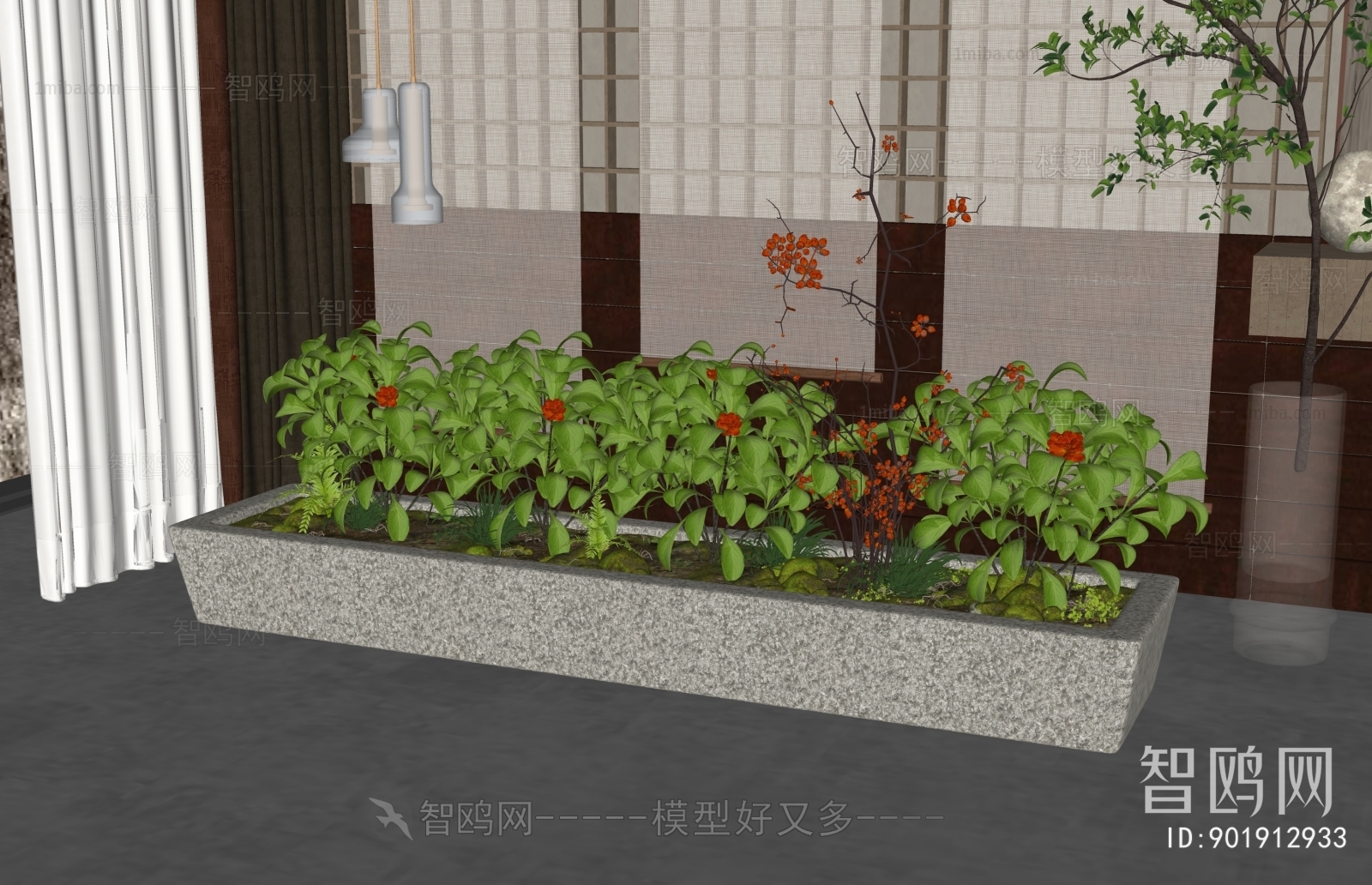 Modern Flower Bed, Flower Bowl, Flower Box