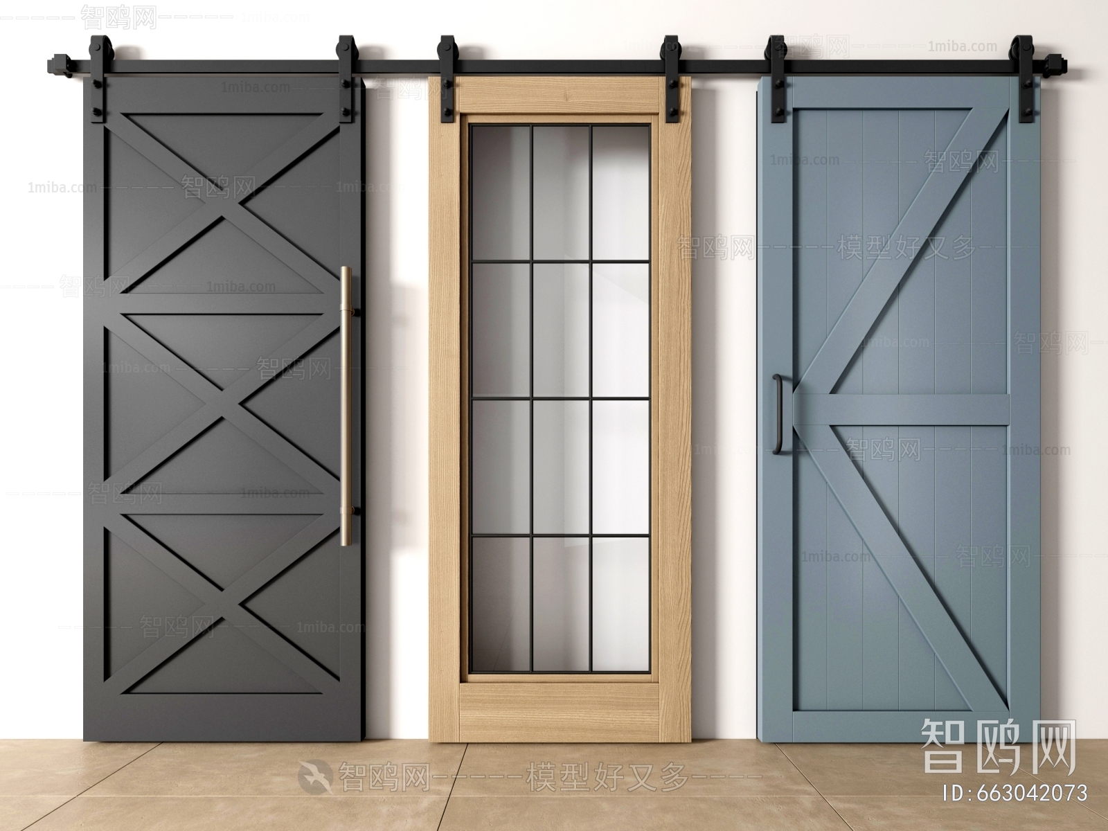 Industrial Style Door