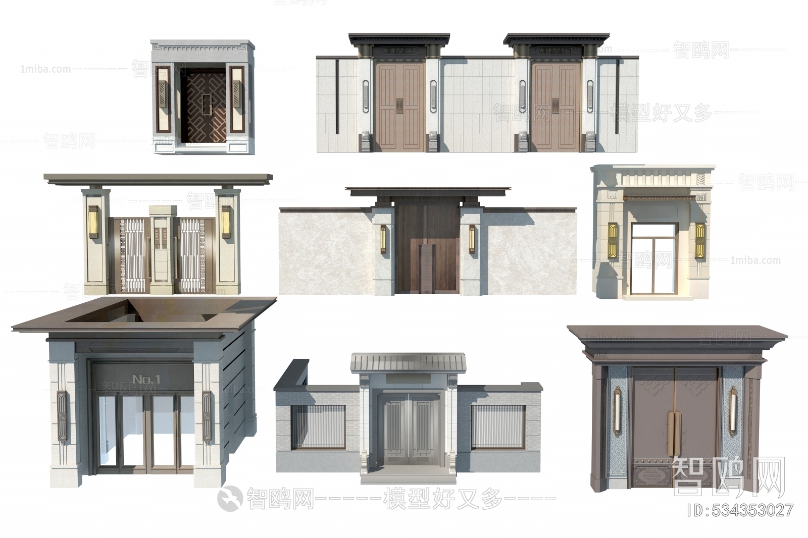 New Chinese Style Facade Element