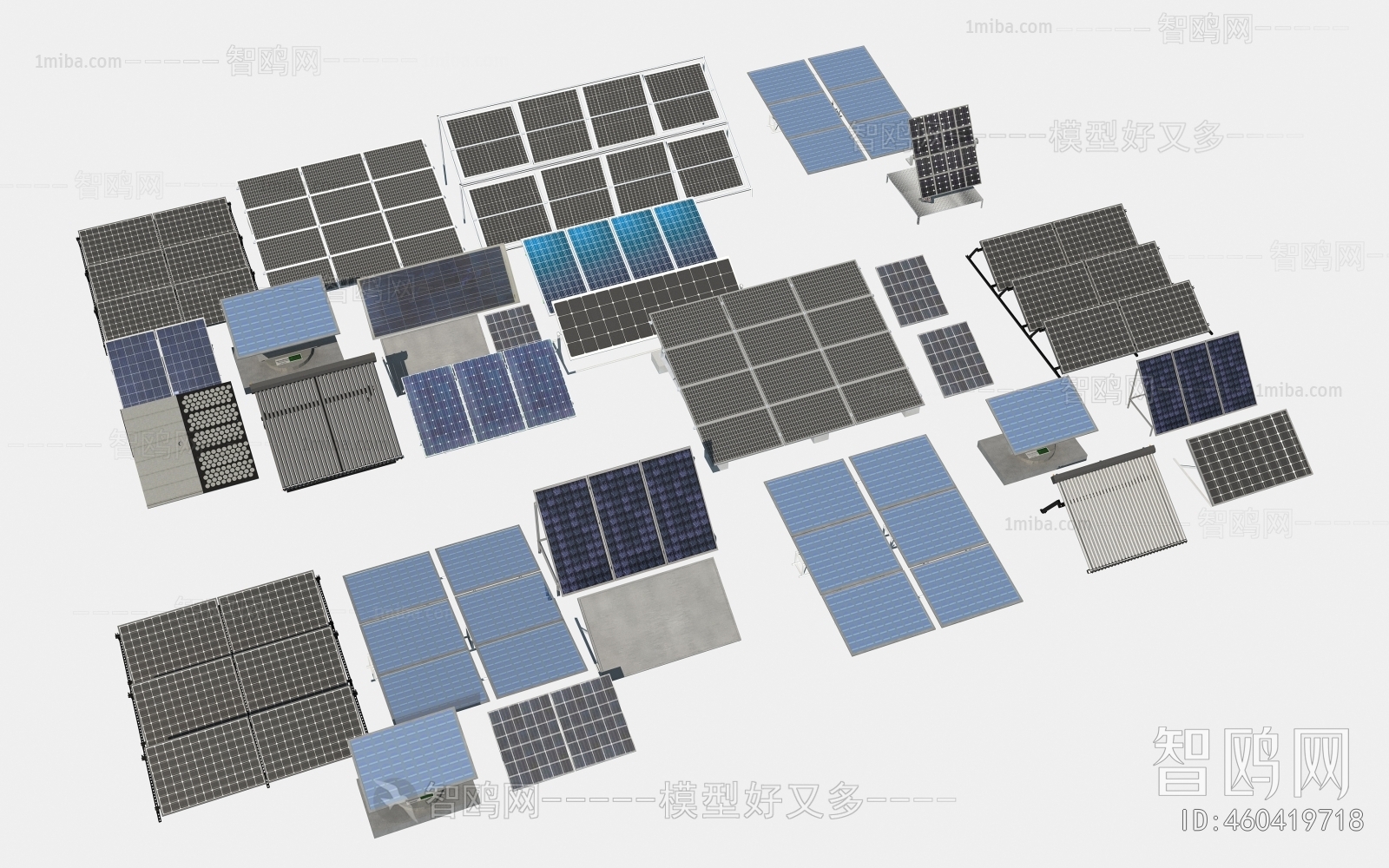 现代太阳能电池板光伏板