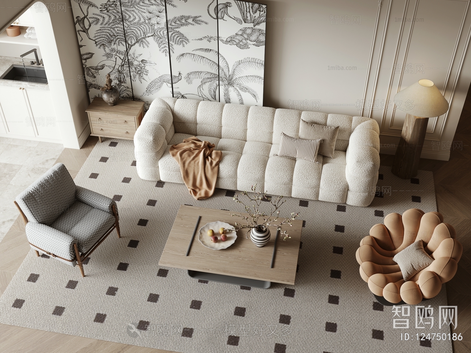 French Style Sofa Combination