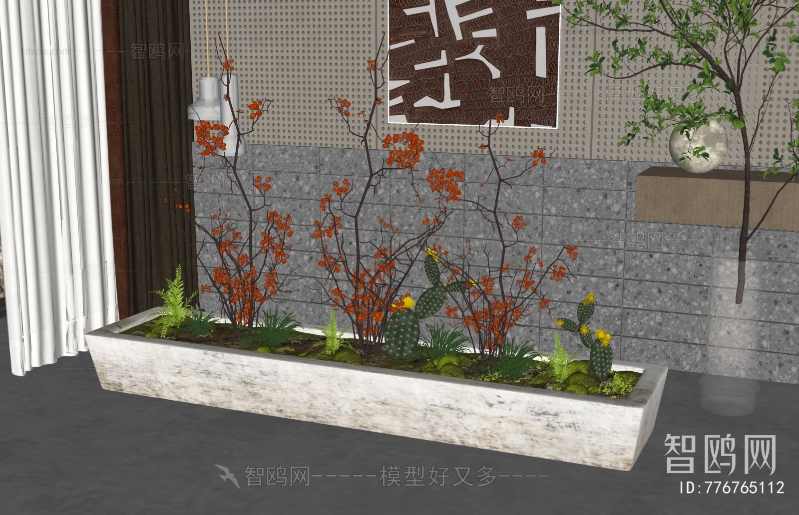 Modern Flower Bed, Flower Bowl, Flower Box