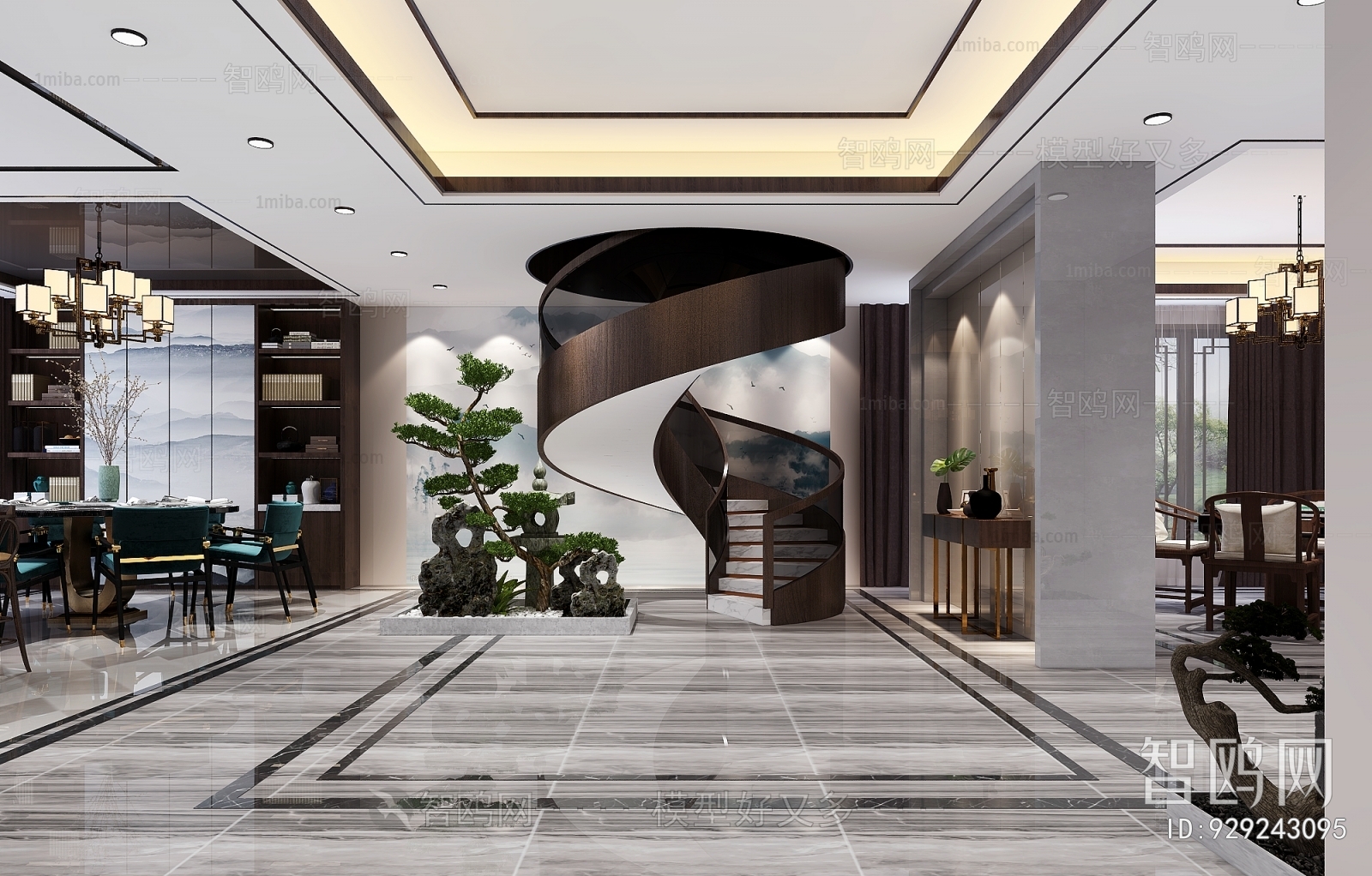 New Chinese Style Hallway