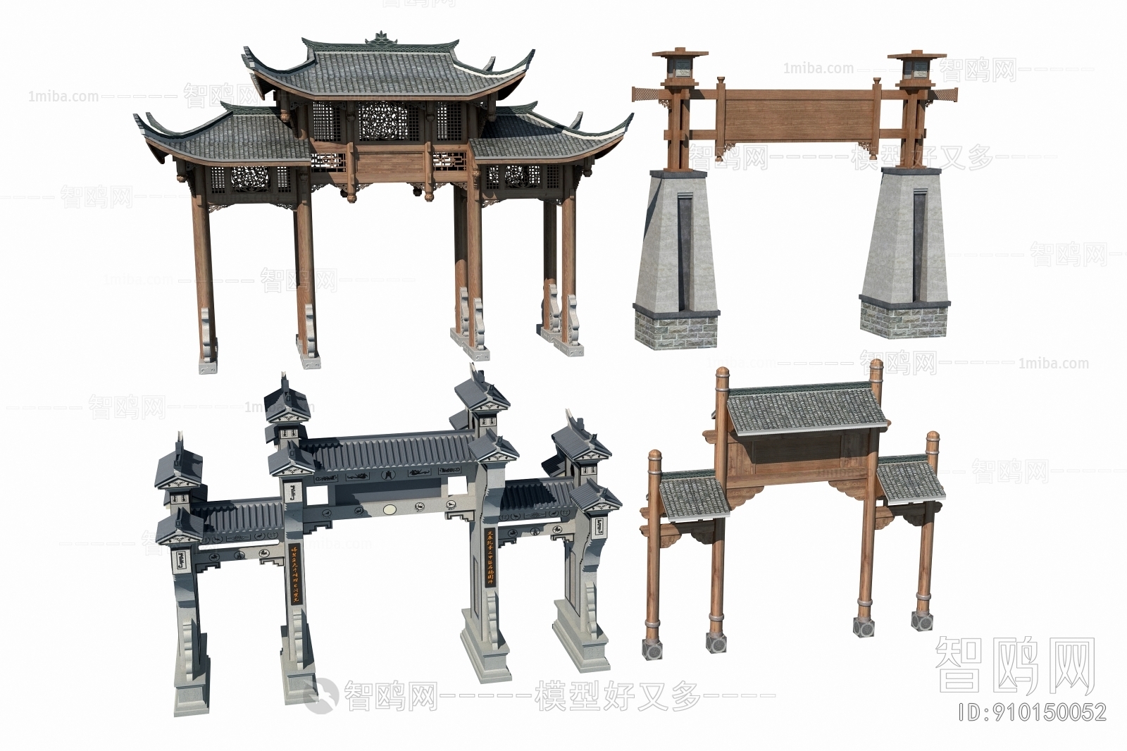 New Chinese Style Building Component