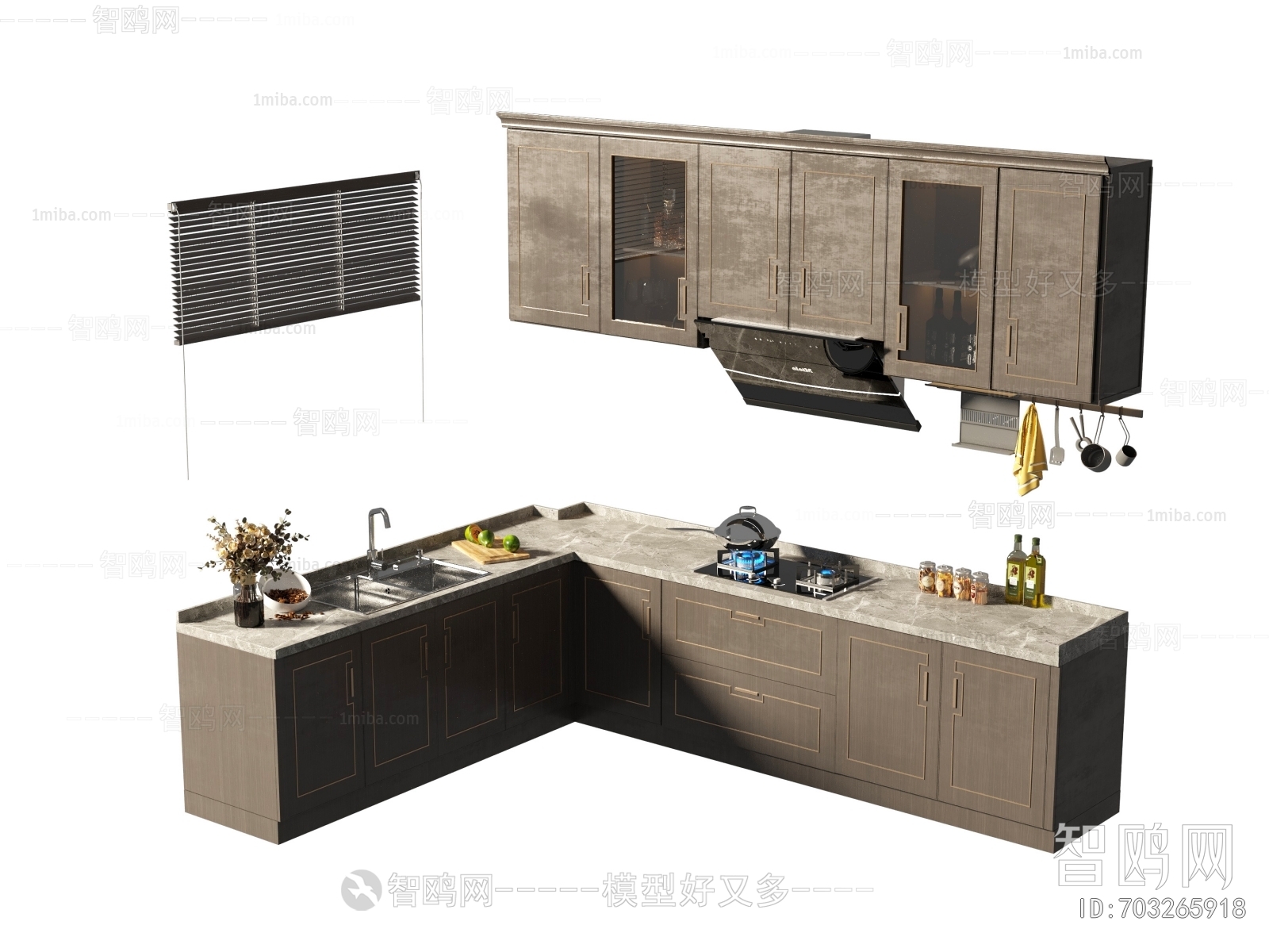 New Chinese Style Kitchen Cabinet