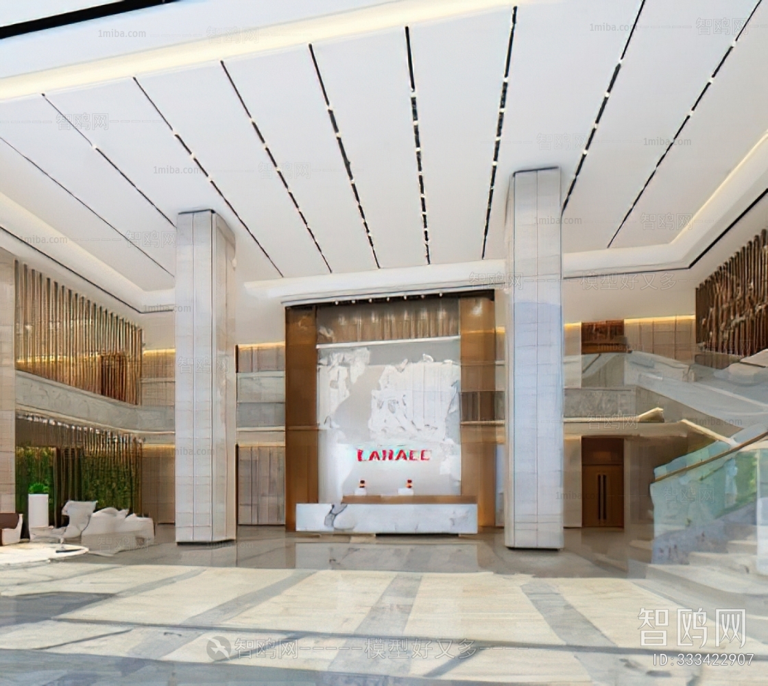 Modern Office Reception Desk