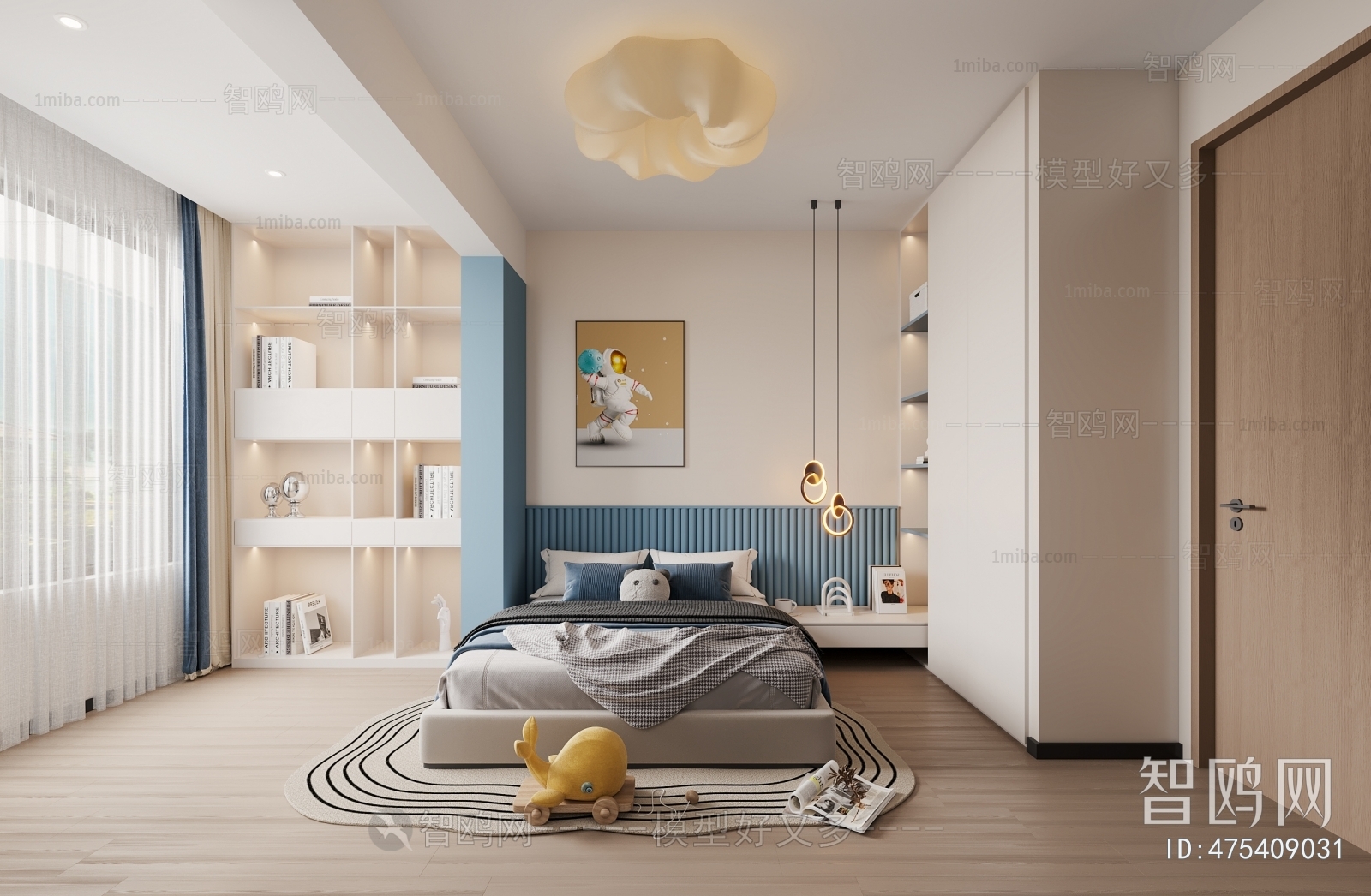 Modern Boy's Room And Son's Room