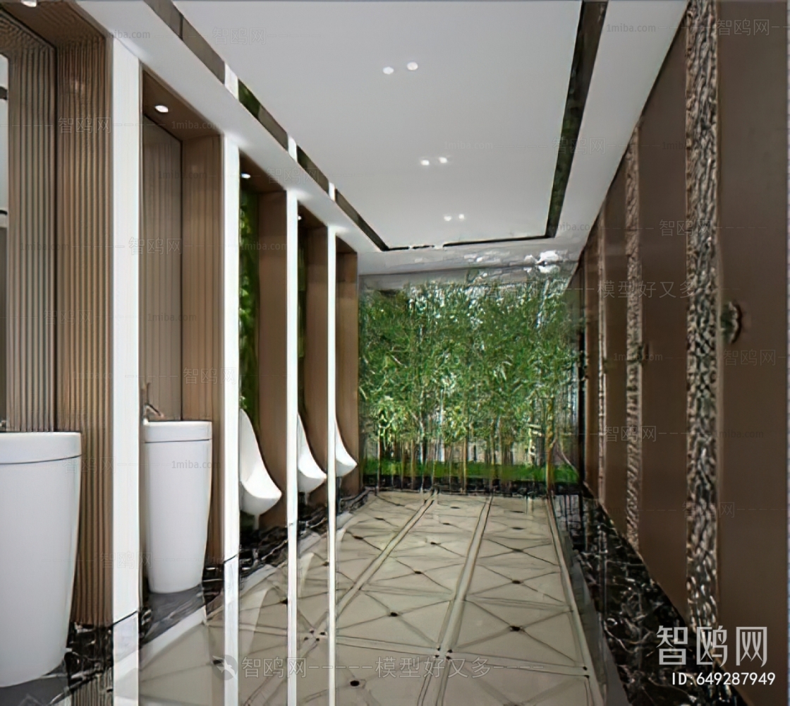 Chinese Style Public Toilet