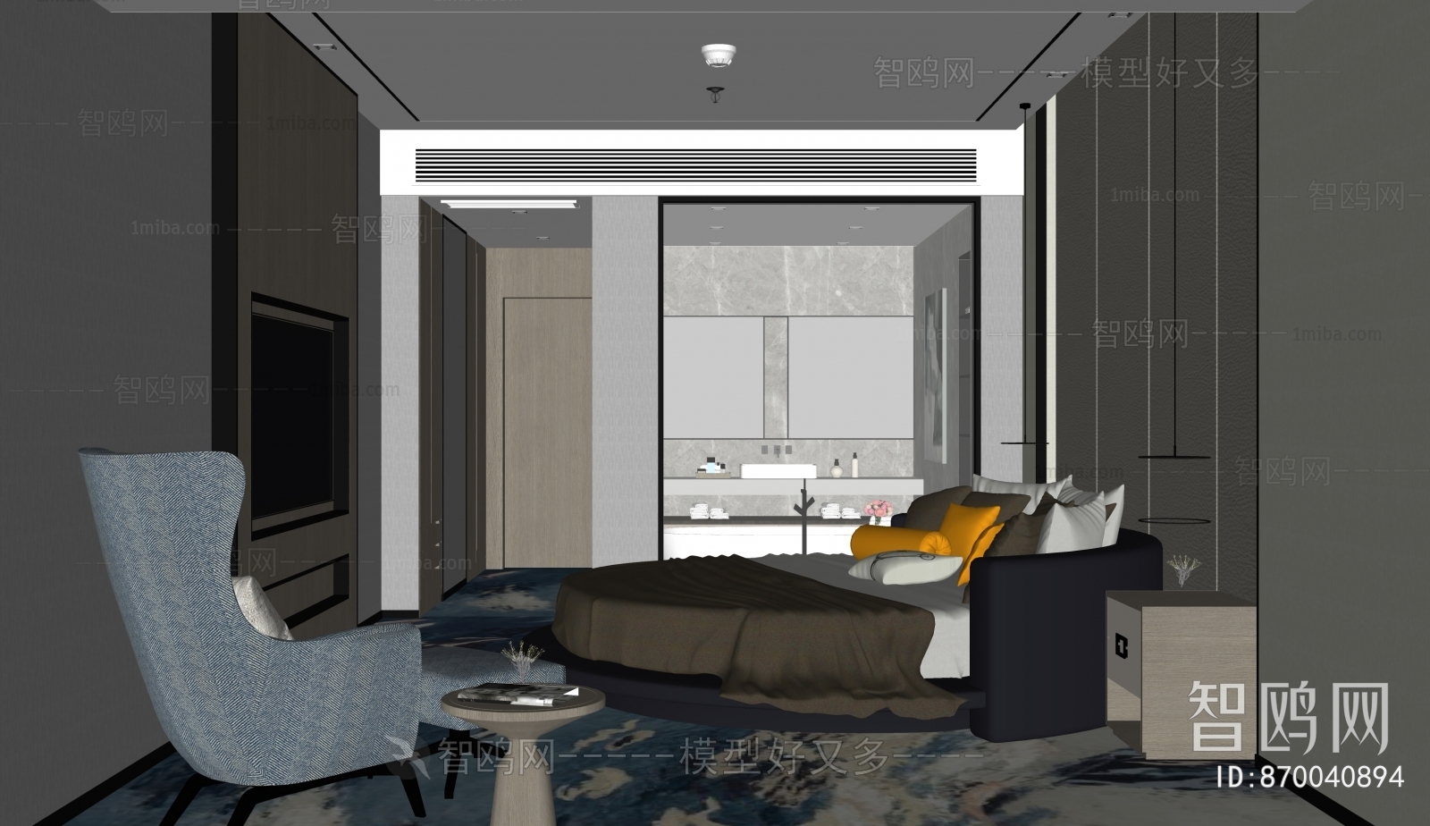 Modern Guest Room